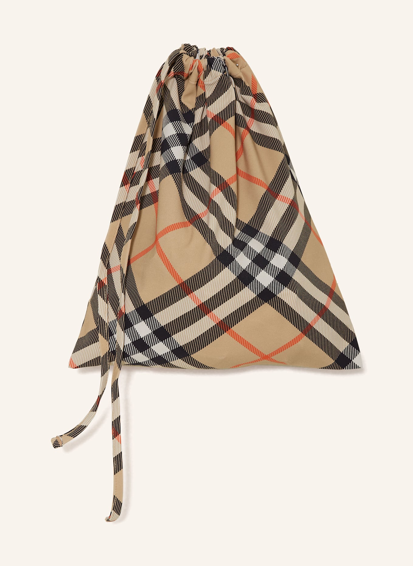 BURBERRY Badeanzug, Farbe: BEIGE/ SCHWARZ/ ROT (Bild 4)