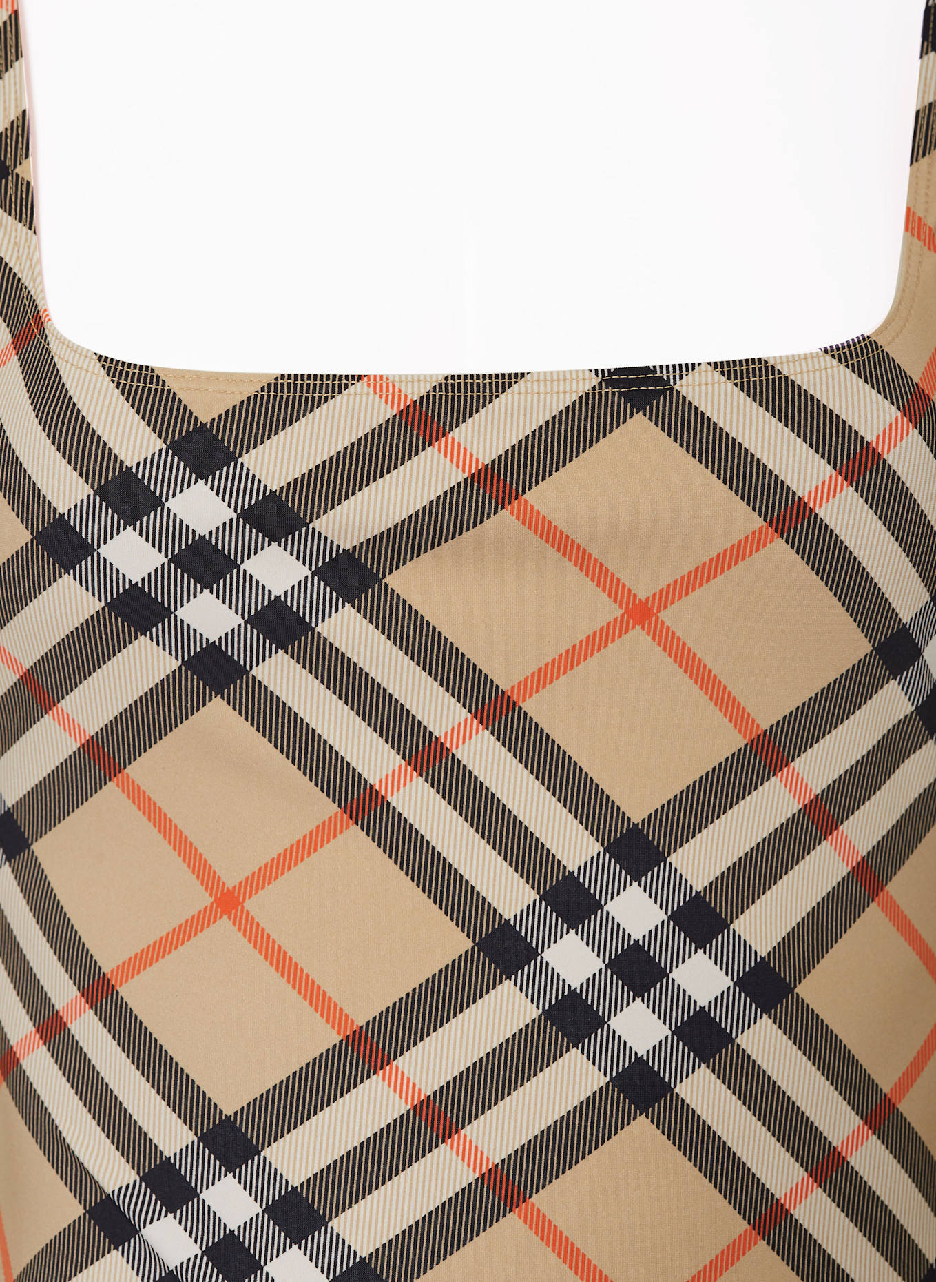BURBERRY Badeanzug, Farbe: BEIGE/ SCHWARZ/ ROT (Bild 5)