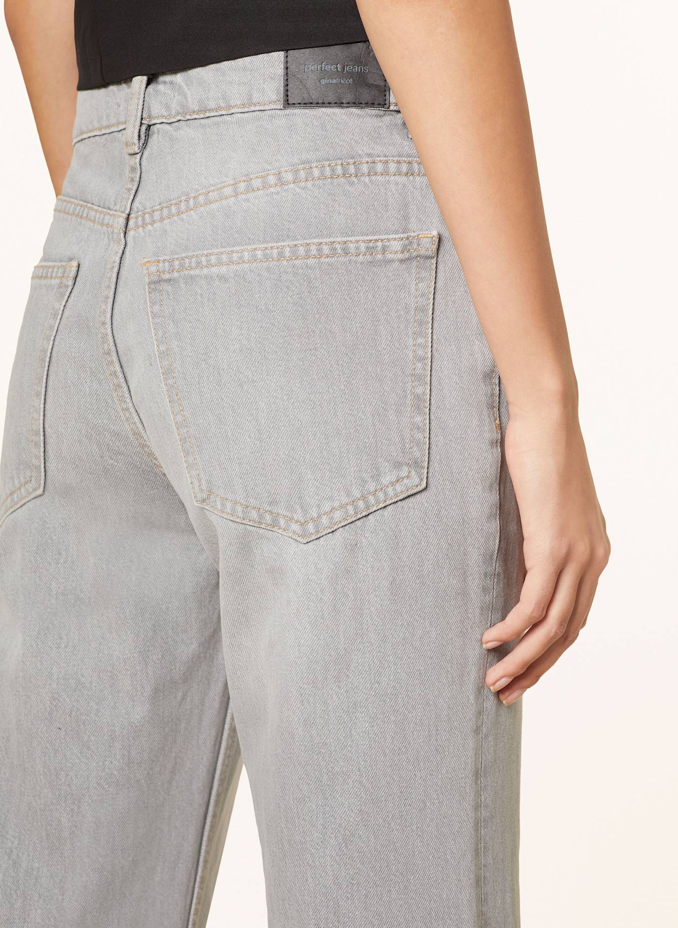 gina tricot Straight Jeans, Farbe: GREY (Bild 5)