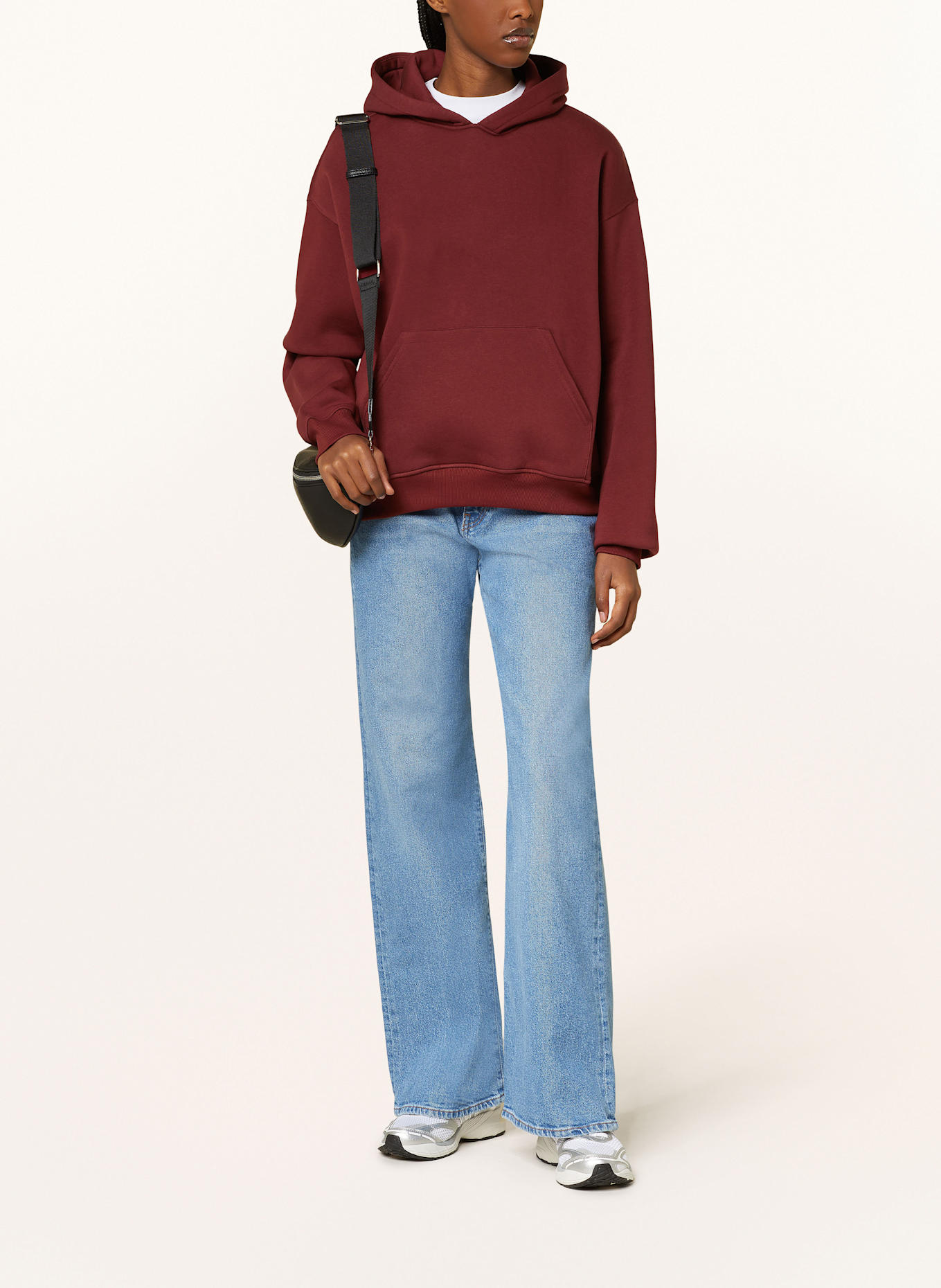 gina tricot Hoodie, Color: DARK RED (Image 2)