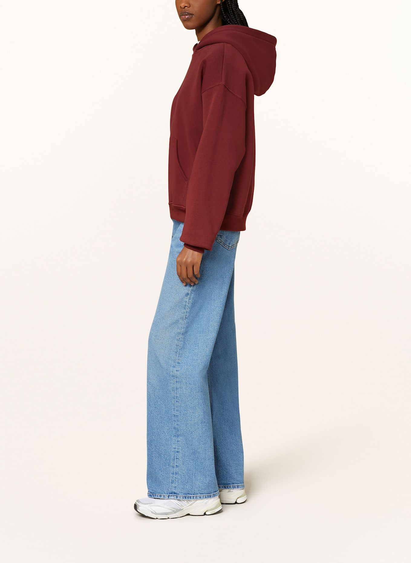 gina tricot Hoodie, Color: DARK RED (Image 4)
