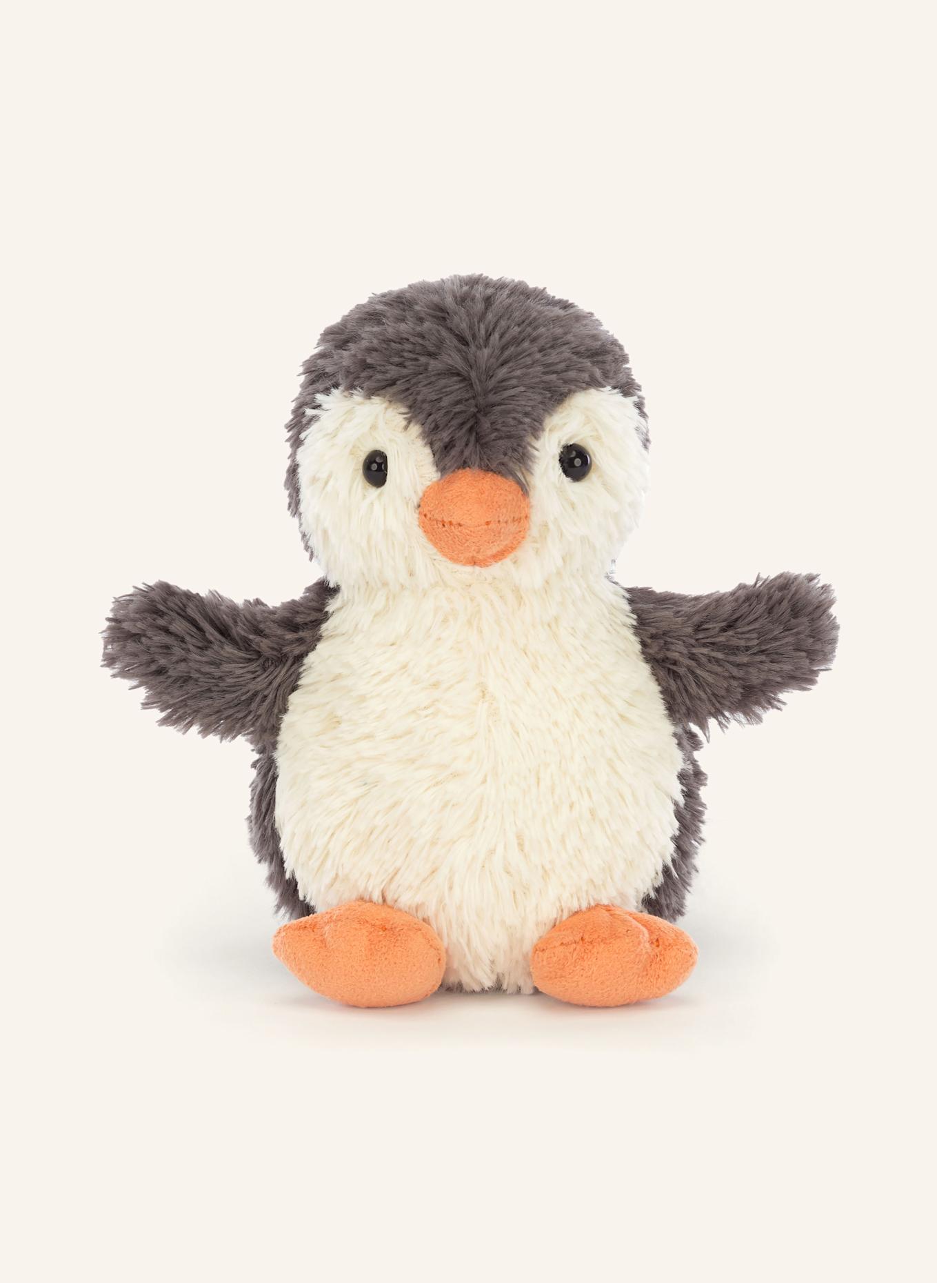 Jellycat Plüsch-Spielzeug PEANUT PENGUIN SMALL: DUNKELGRAU / WEISS / ORANGE