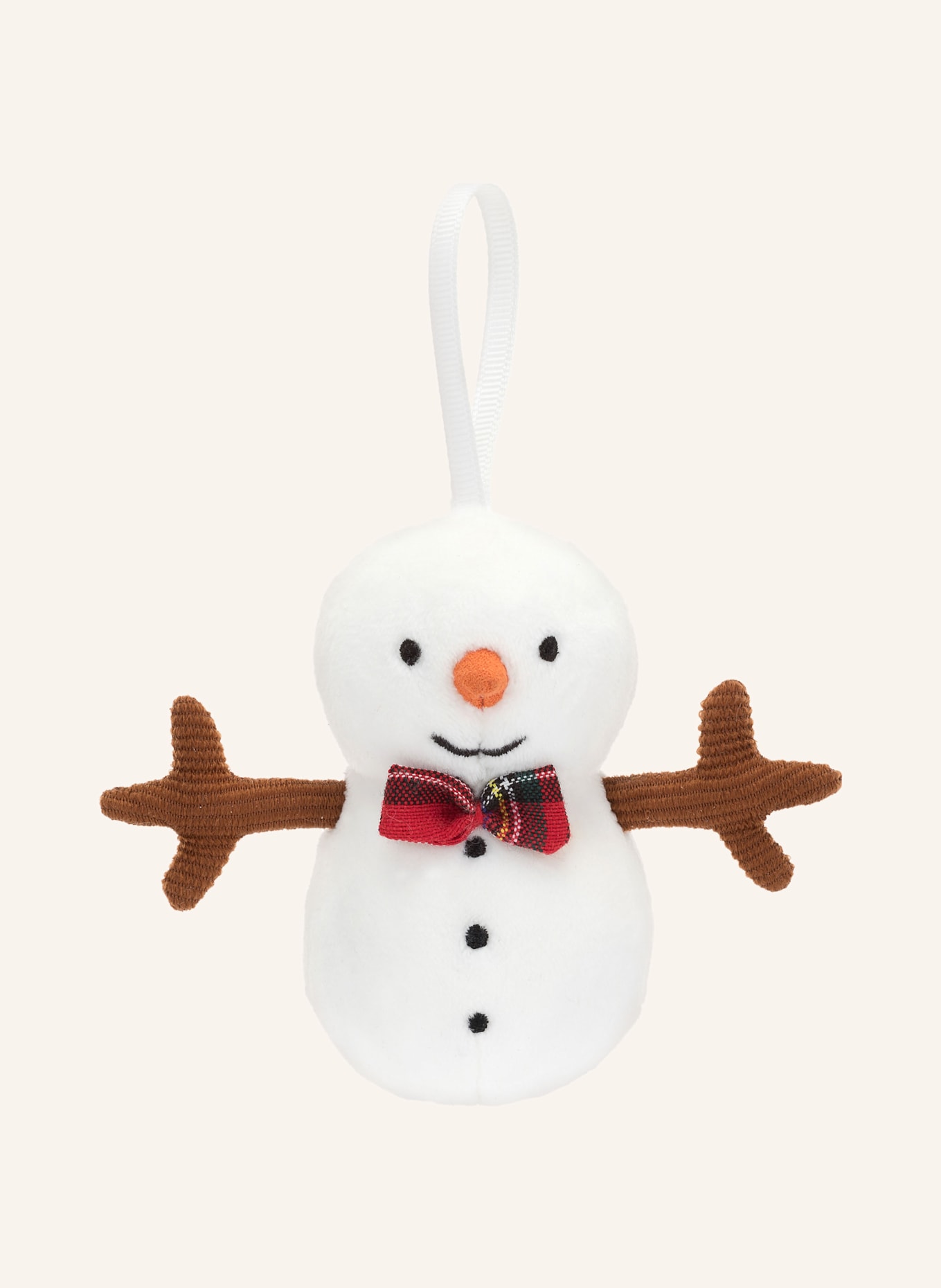 Jellycat Plüsch-Spielzeug FESTIVE FOLLY SNOWMAN: WEISS / BRAUN