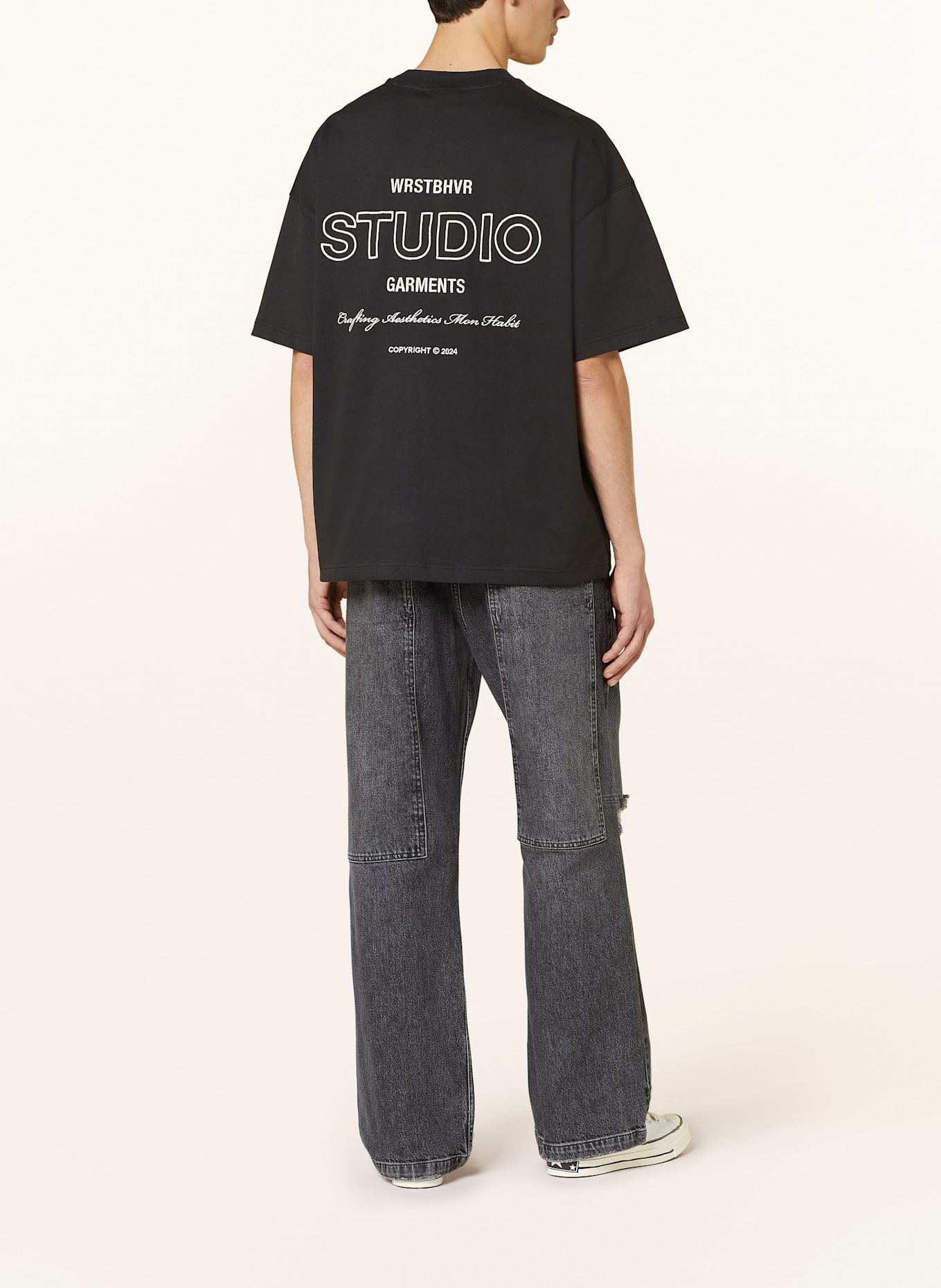 WRSTBHVR Hoodie GARM V2: BLACK