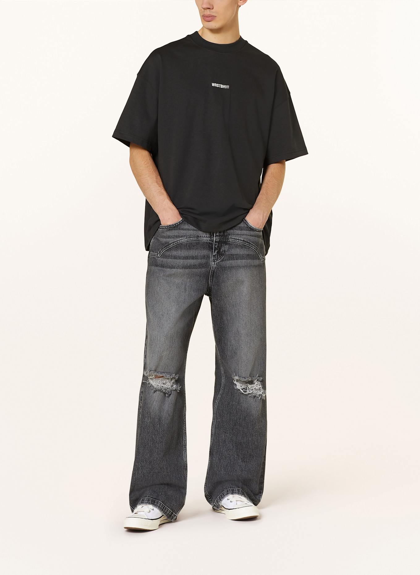 WRSTBHVR Hoodie GARM V2: BLACK