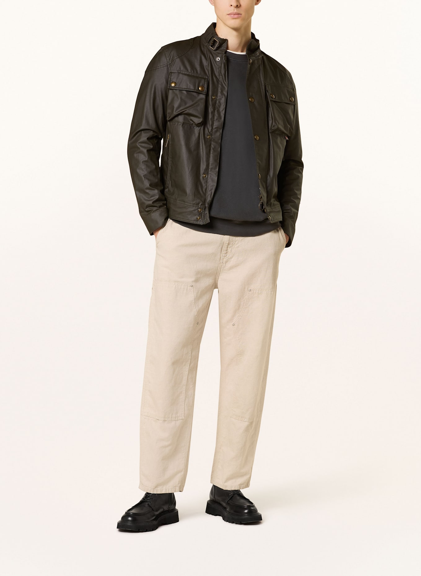 BELSTAFF RACEMASTER field jacket: KHAKI