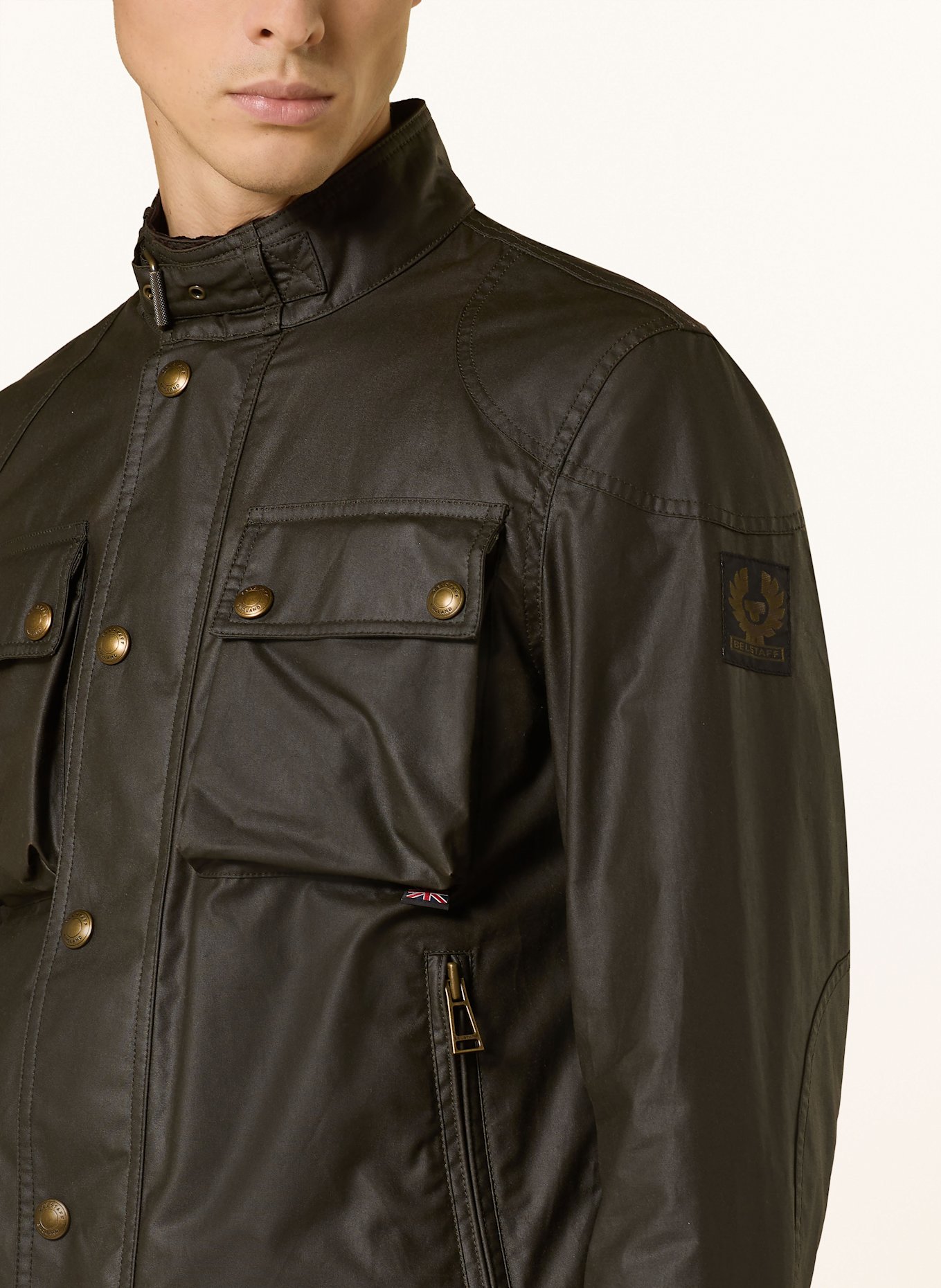 BELSTAFF RACEMASTER field jacket: KHAKI