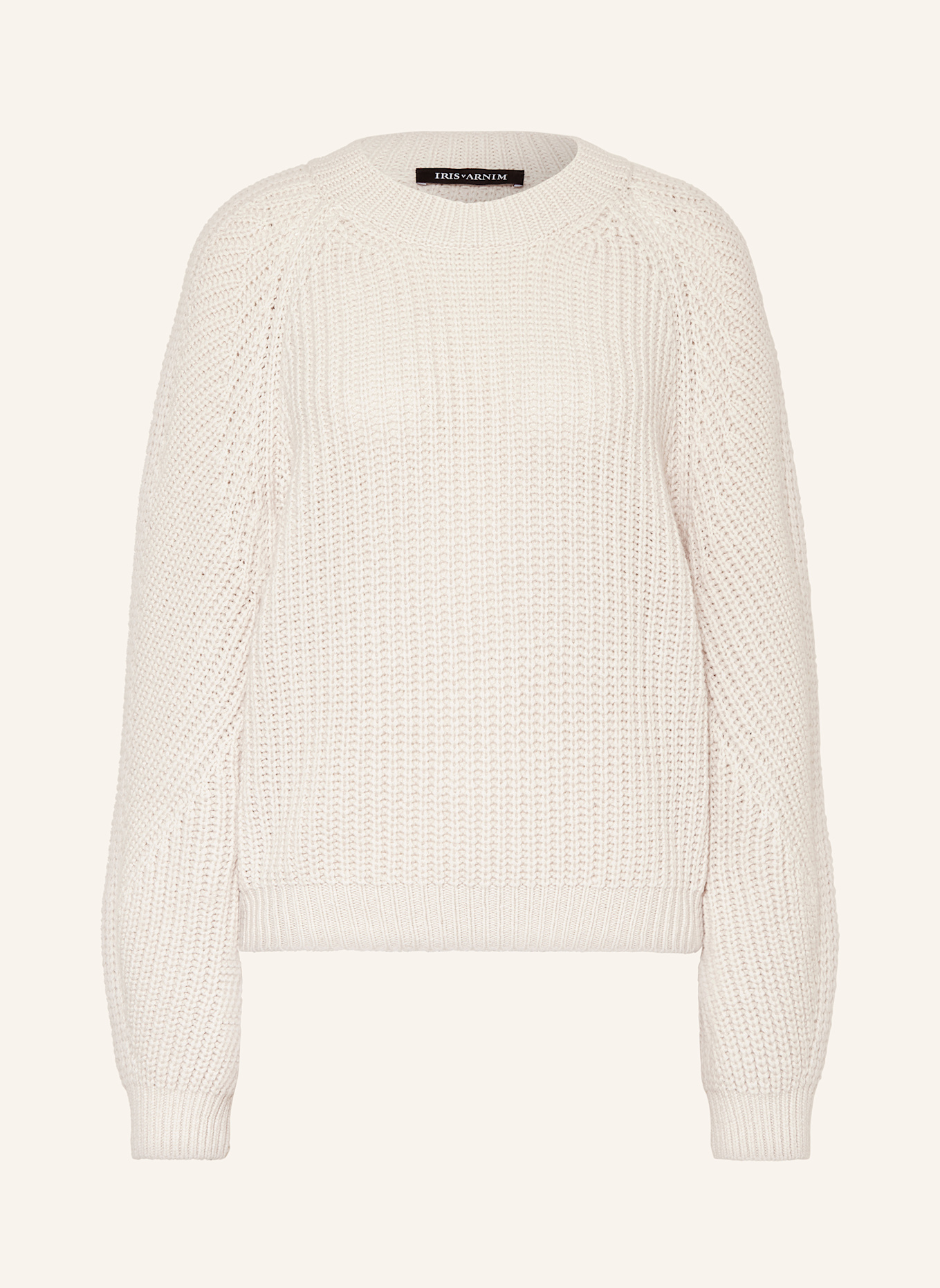 IRIS von ARNIM Cashmere sweater AURA in cream