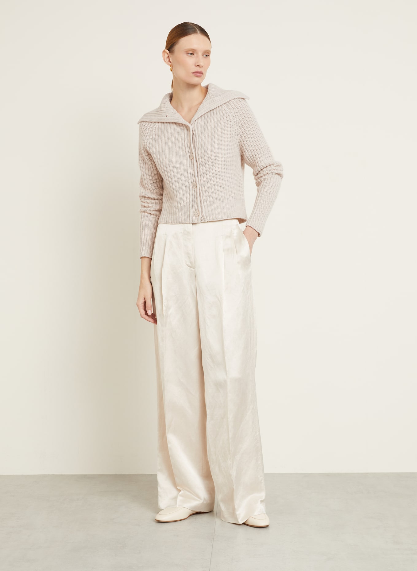 IRIS von ARNIM Strickjacke ALAURA aus Cashmere: CREME