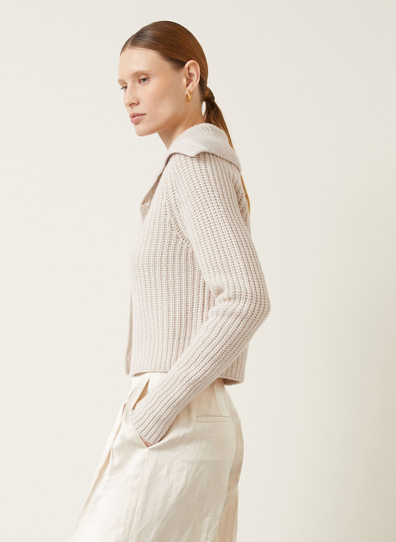 IRIS von ARNIM Strickjacke ALAURA aus Cashmere: CREME