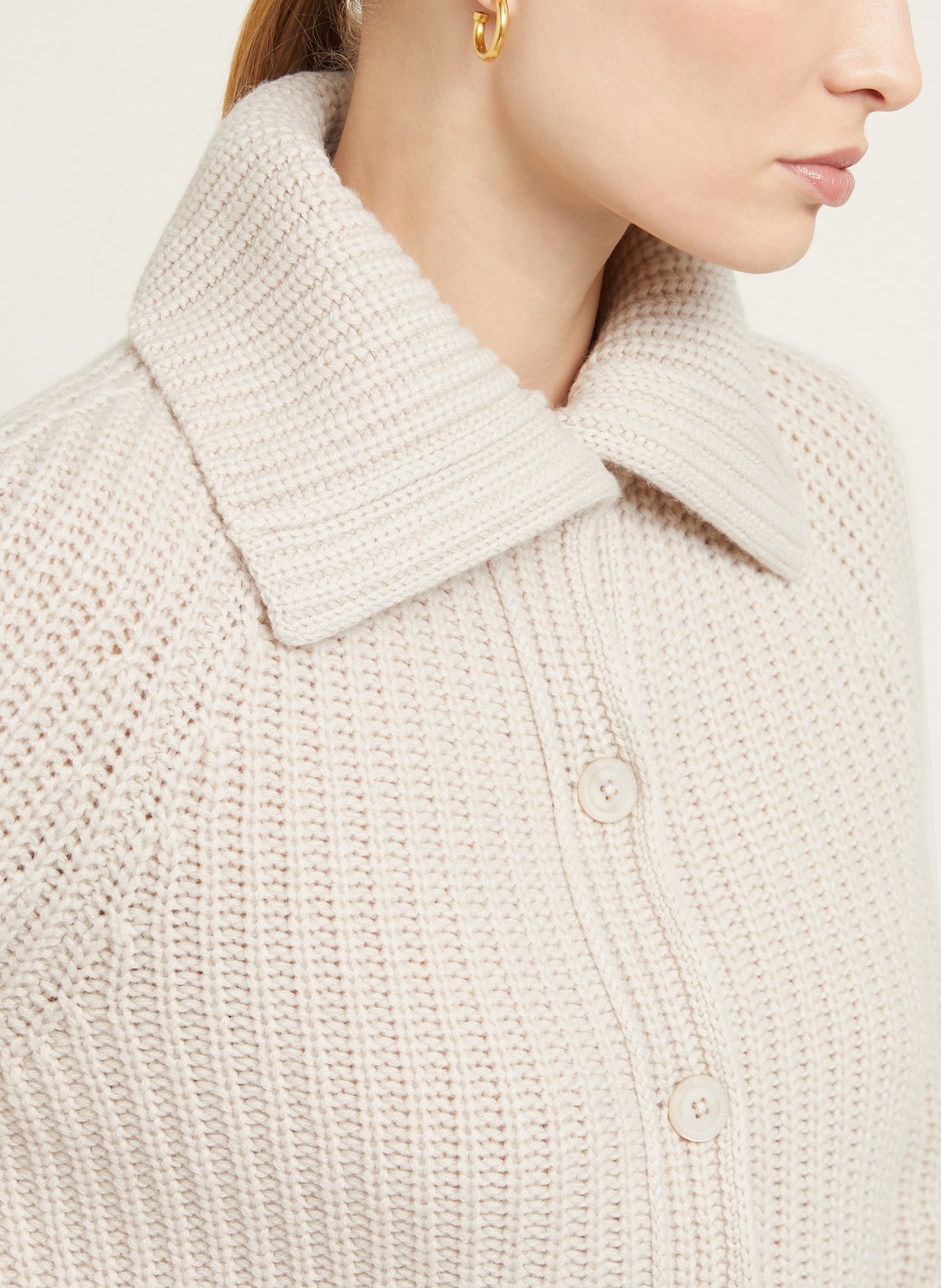 IRIS von ARNIM Strickjacke ALAURA aus Cashmere: CREME