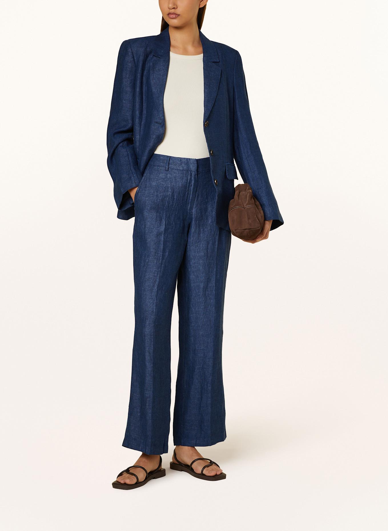 MSCH COPENHAGEN Leinenhose MSCHNAIRA CLARITTA: BLAU