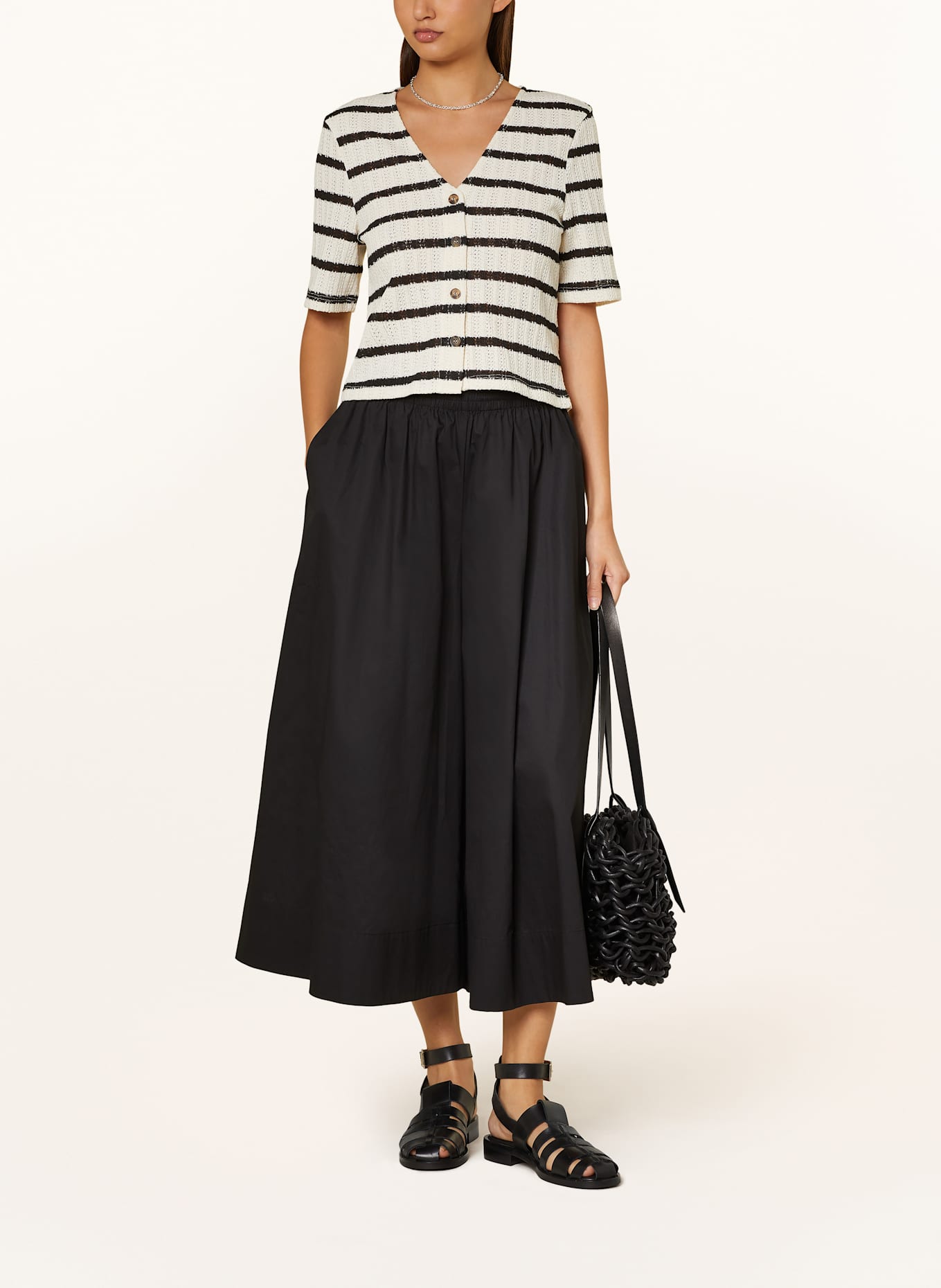 MSCH COPENHAGEN MSCHLENNA culottes: BLACK