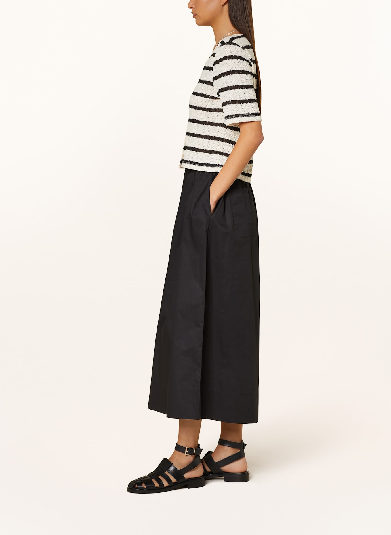 MSCH COPENHAGEN MSCHLENNA culottes: BLACK