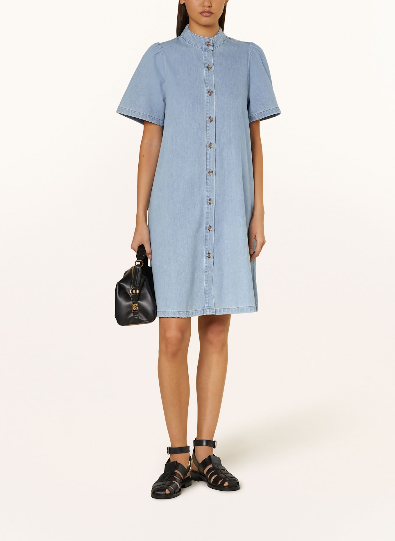 MSCH COPENHAGEN Jeanskleid MSCHJOLENE ELENA: HELLBLAU