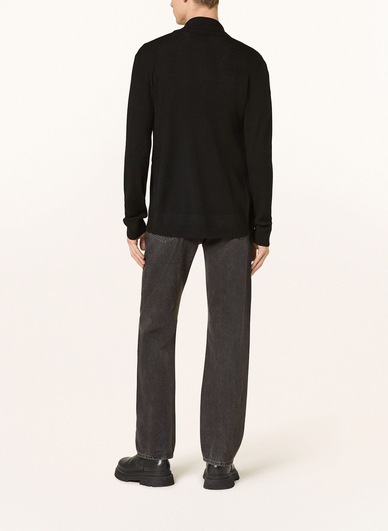 ALLSAINTS Strickjacke MODE: SCHWARZ