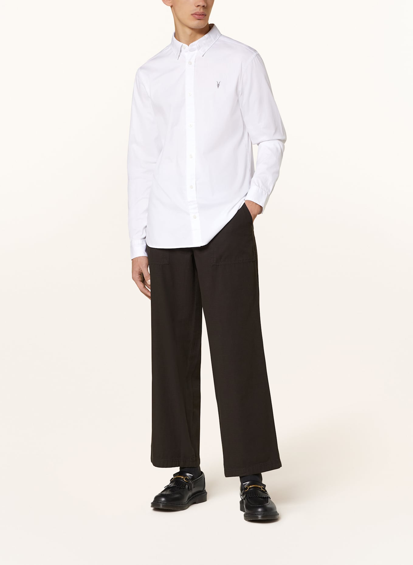 ALLSAINTS Koszula HAWTHORNE slim fit, Kolor: BIAŁY (Obrazek 2)