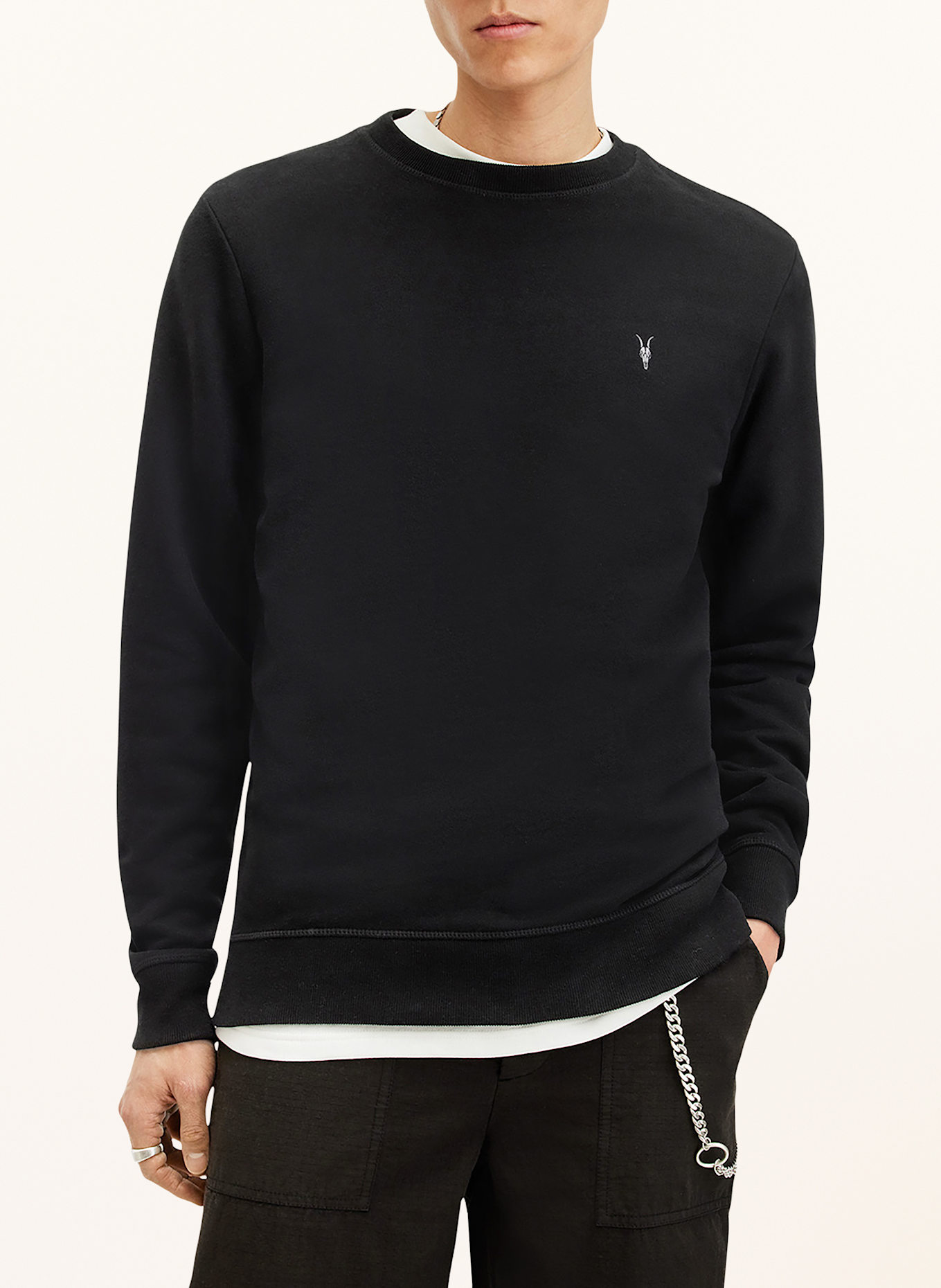 Allsaints raven crew sweatshirt 2025