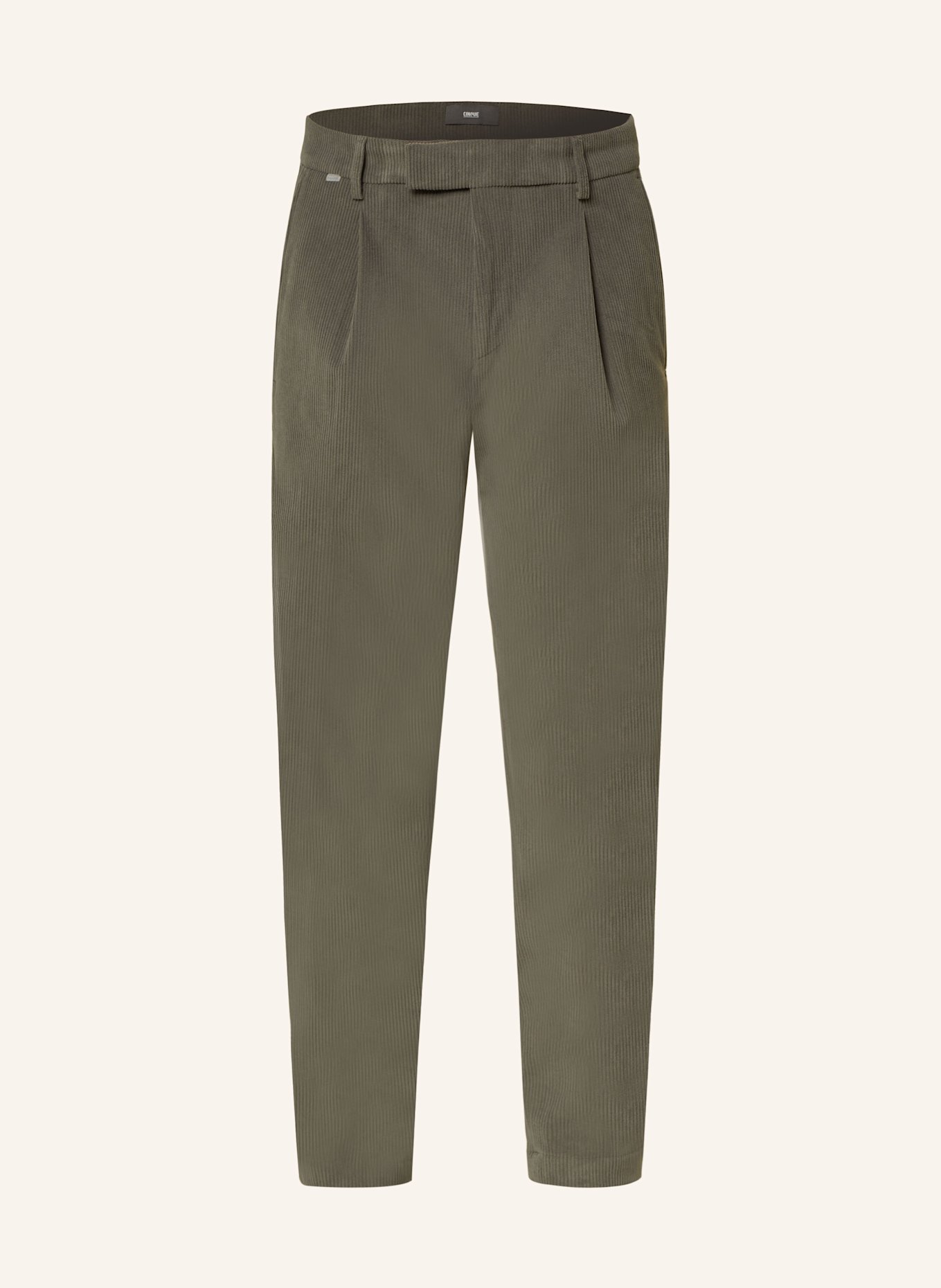 CINQUE Cordchino CISALTO Extra Slim Fit: DARK GREEN