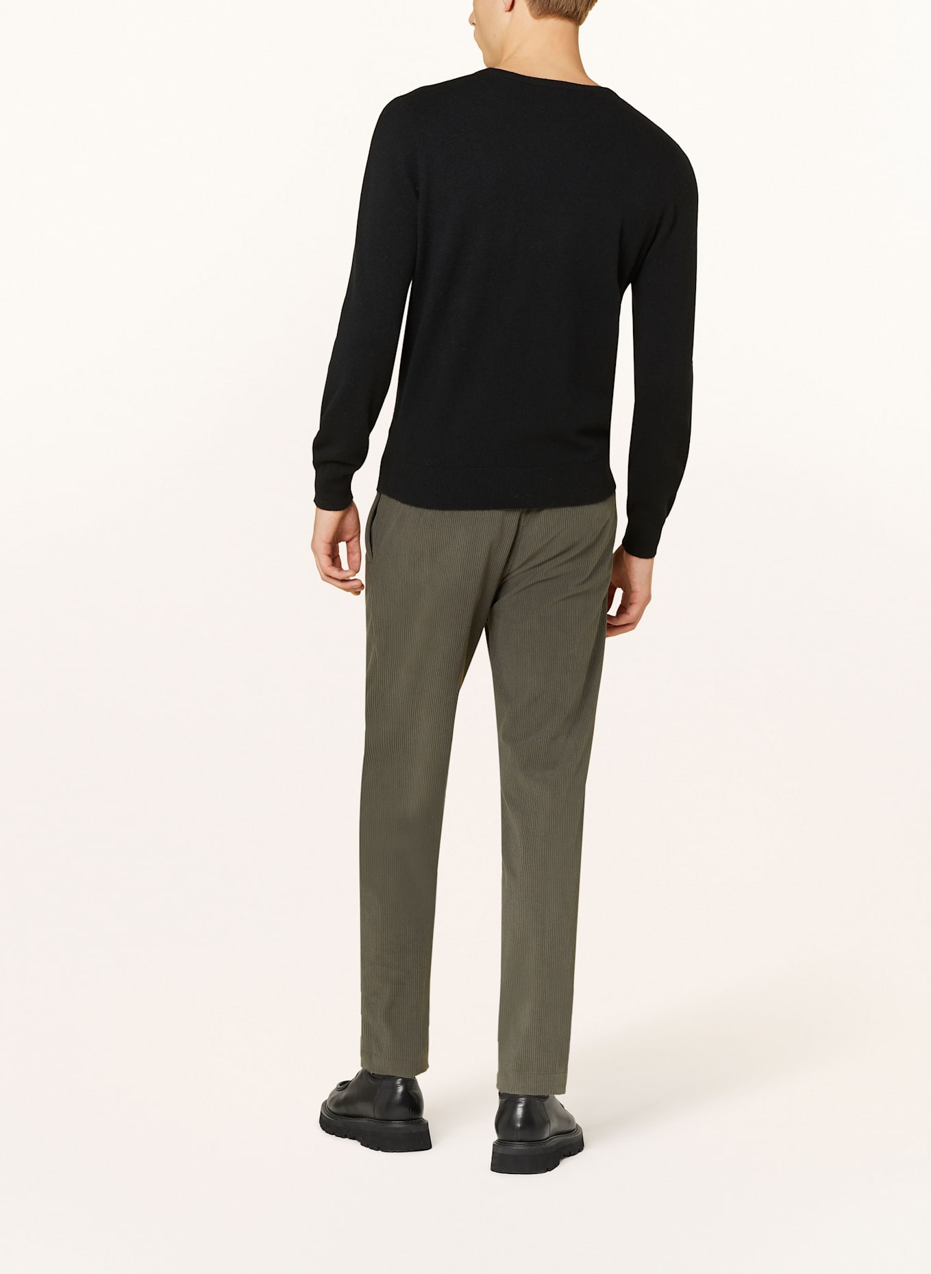 CINQUE Cordchino CISALTO Extra Slim Fit: DARK GREEN