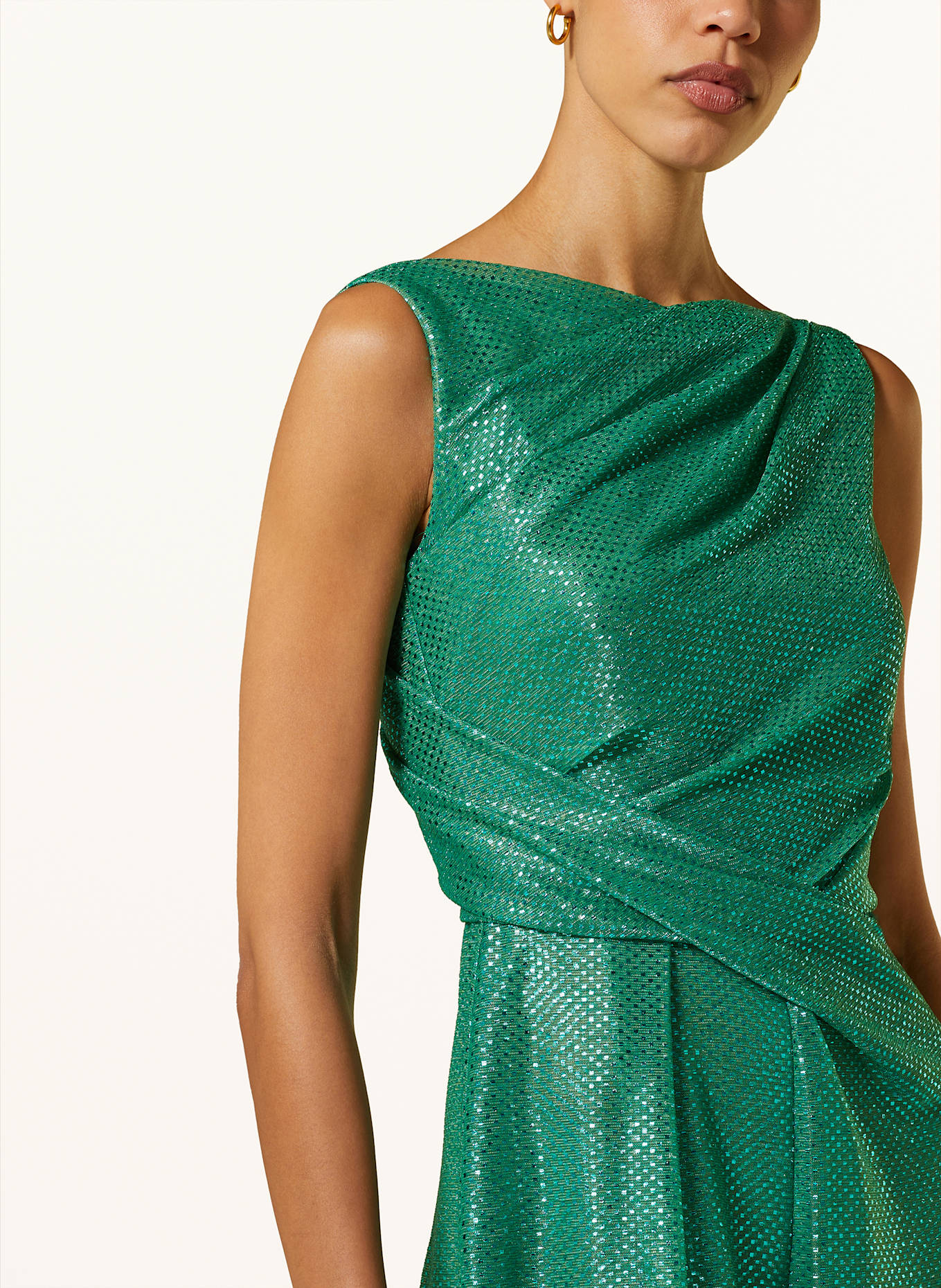 TALBOT RUNHOF Kombinezon z błyszczącą przędzą: ZIELONY