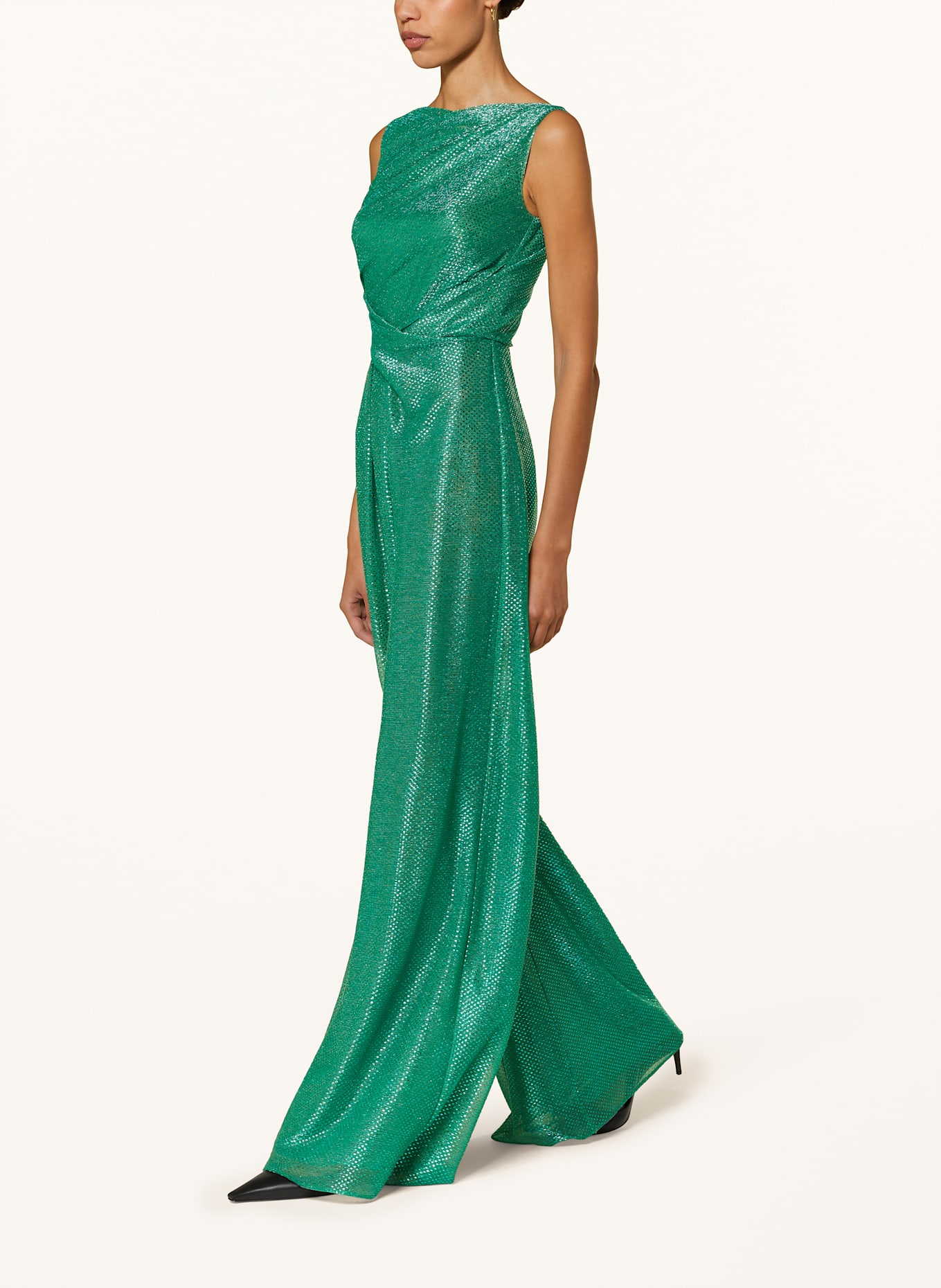 TALBOT RUNHOF Kombinezon z błyszczącą przędzą: ZIELONY