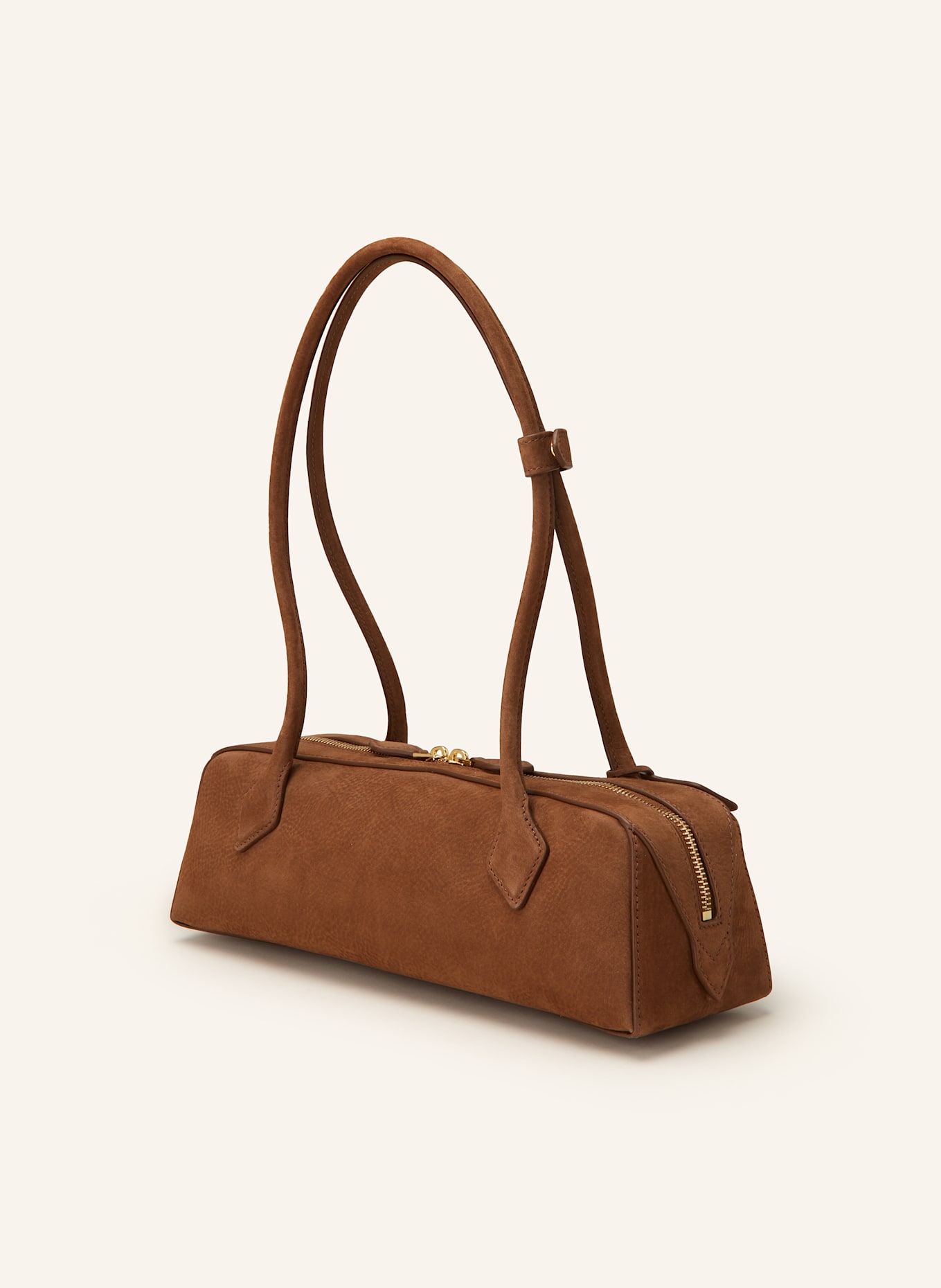 ALAÏA Schultertasche LE TECKEL MEDIUM: BRAUN