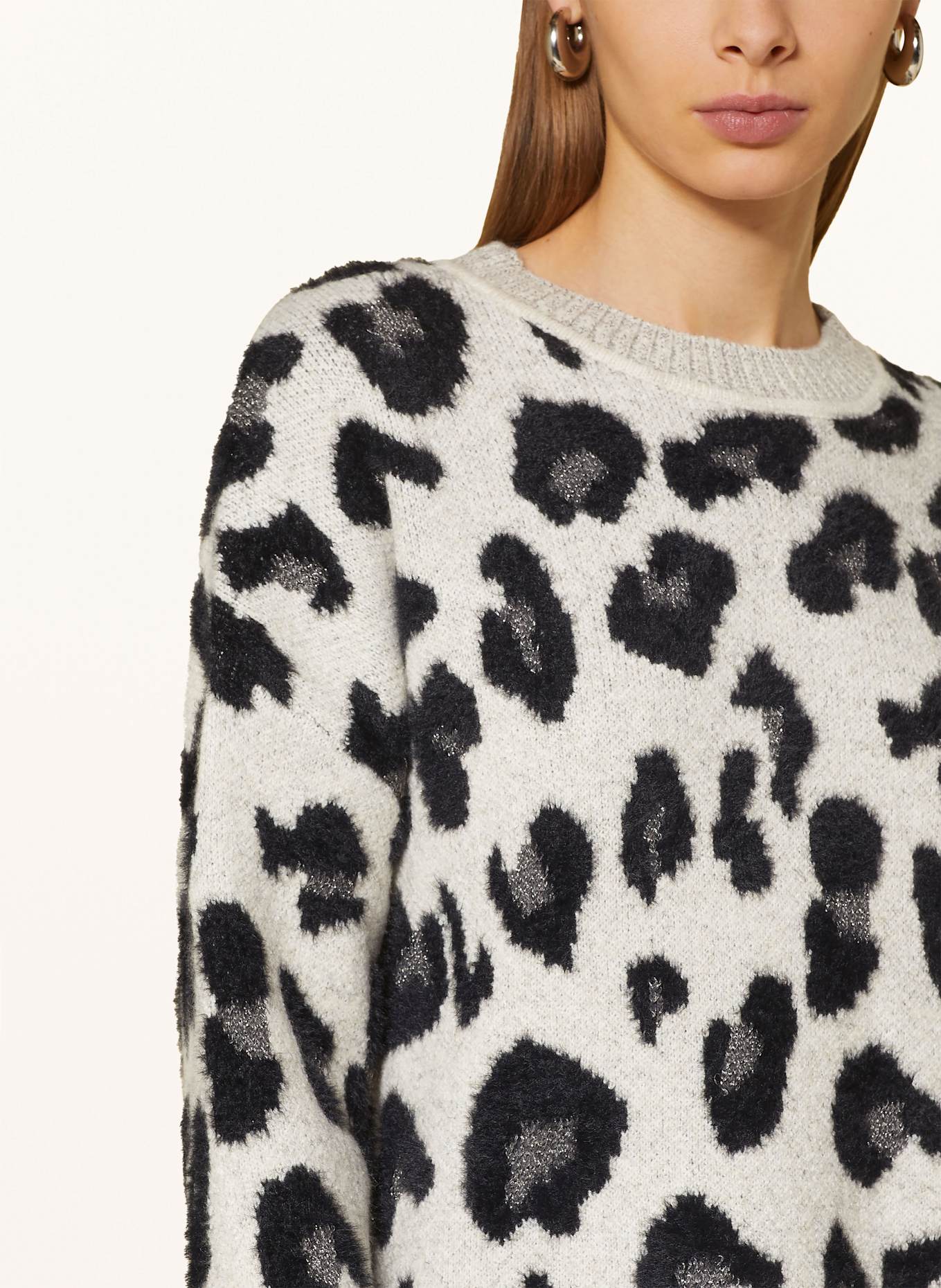 Silver glitter sweater clearance