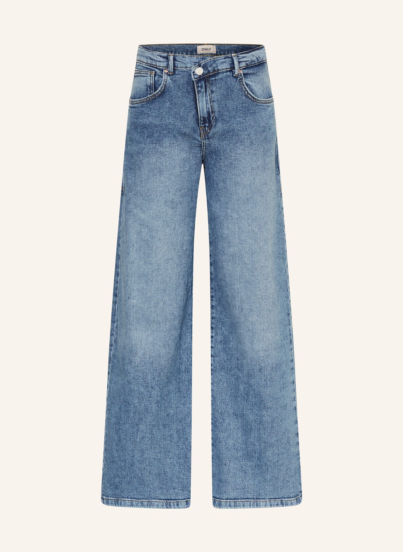 ONLY Straight Jeans: MEDIUM BLUE DENIM