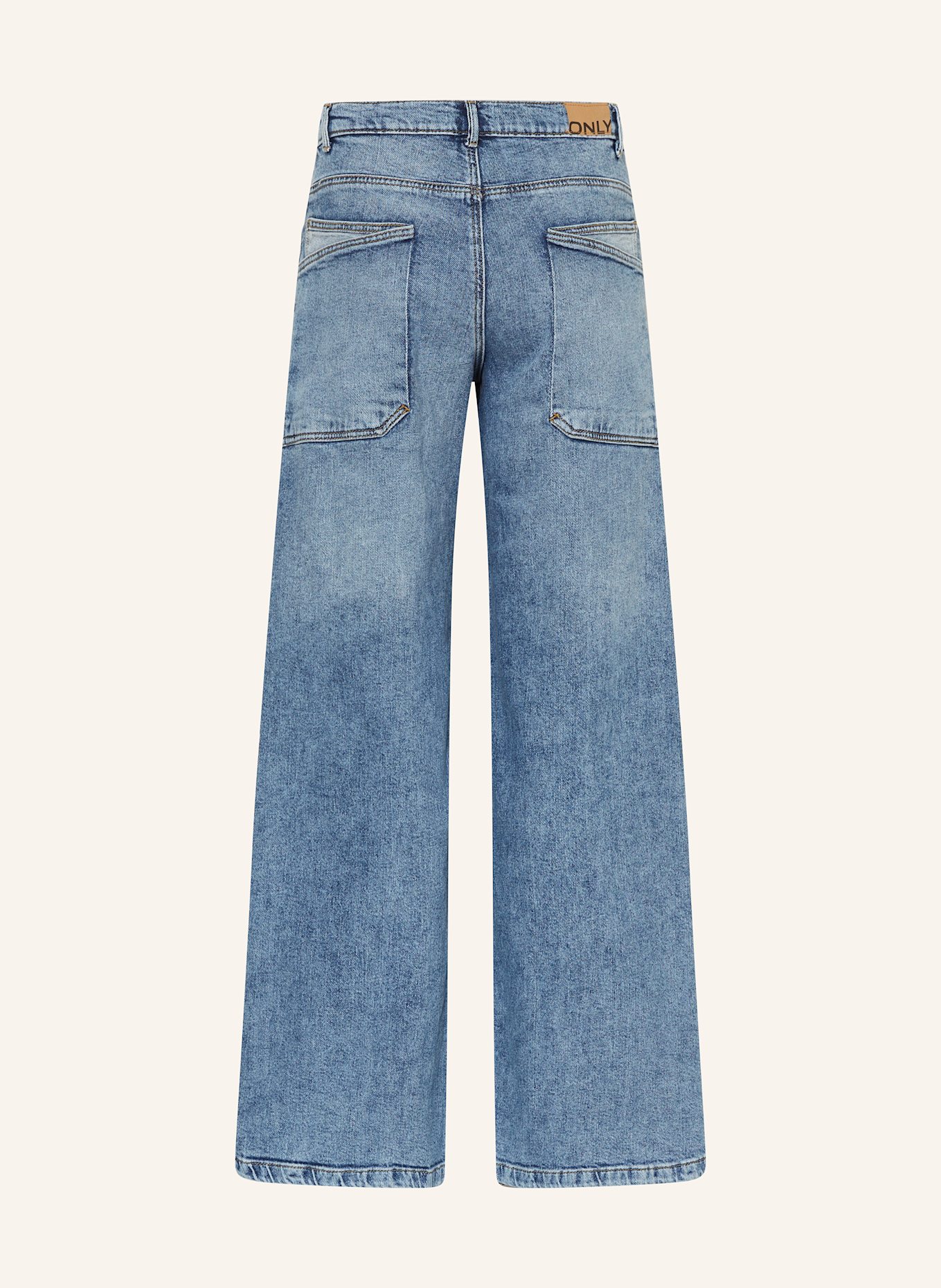 ONLY Straight Jeans: MEDIUM BLUE DENIM