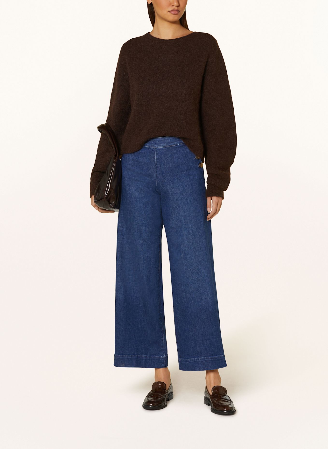 ONLY Straight Jeans: Dark Medium Blue Denim