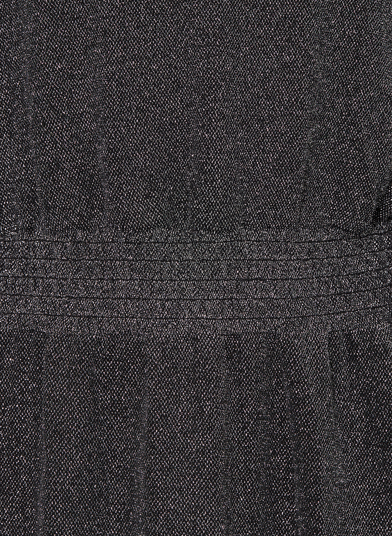 ONLY Kleid mit Glitzergarn: SCHWARZ/ SILBER