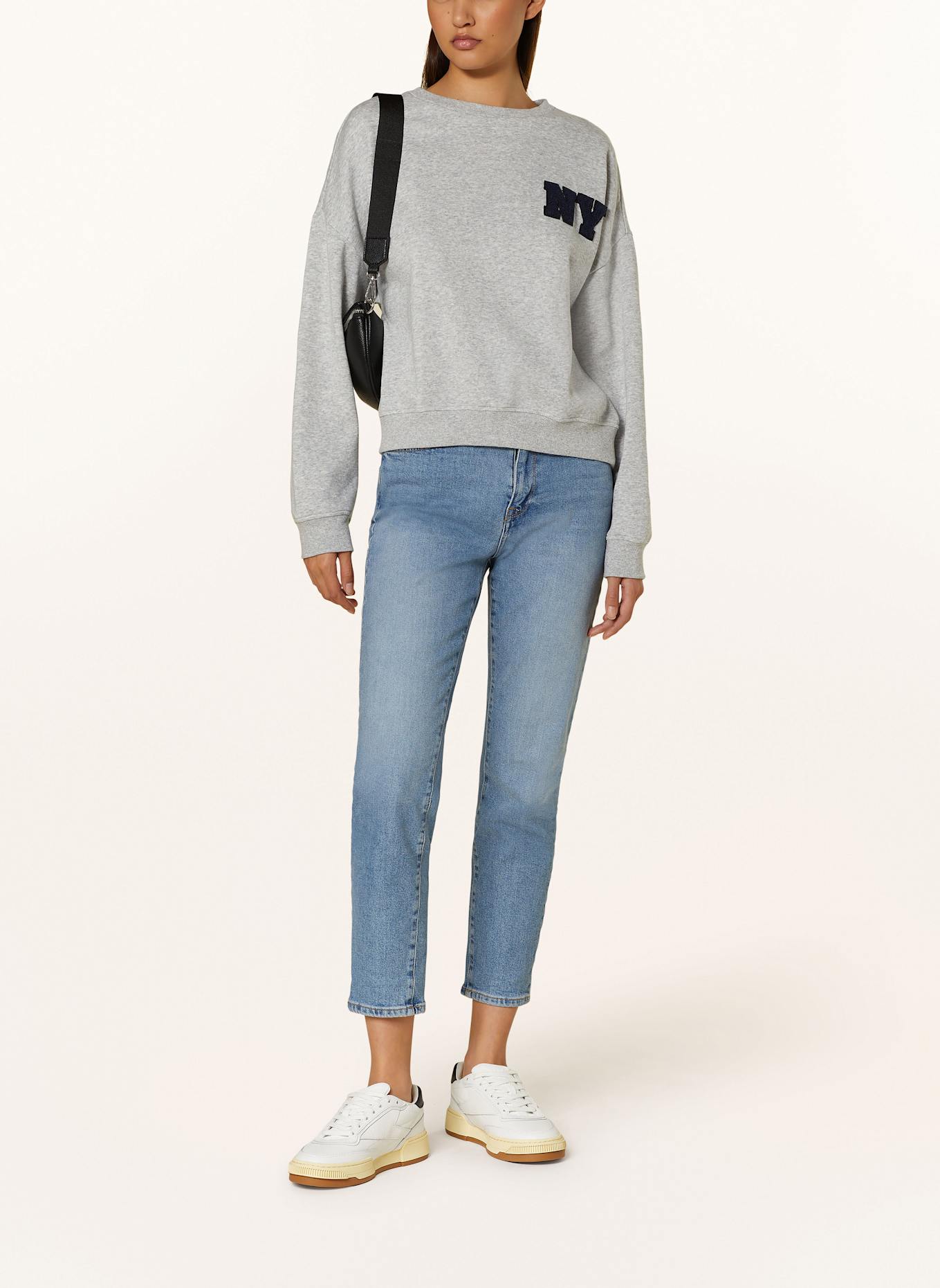 ONLY Sweatshirt, Color: LIGHT GRAY (Image 2)