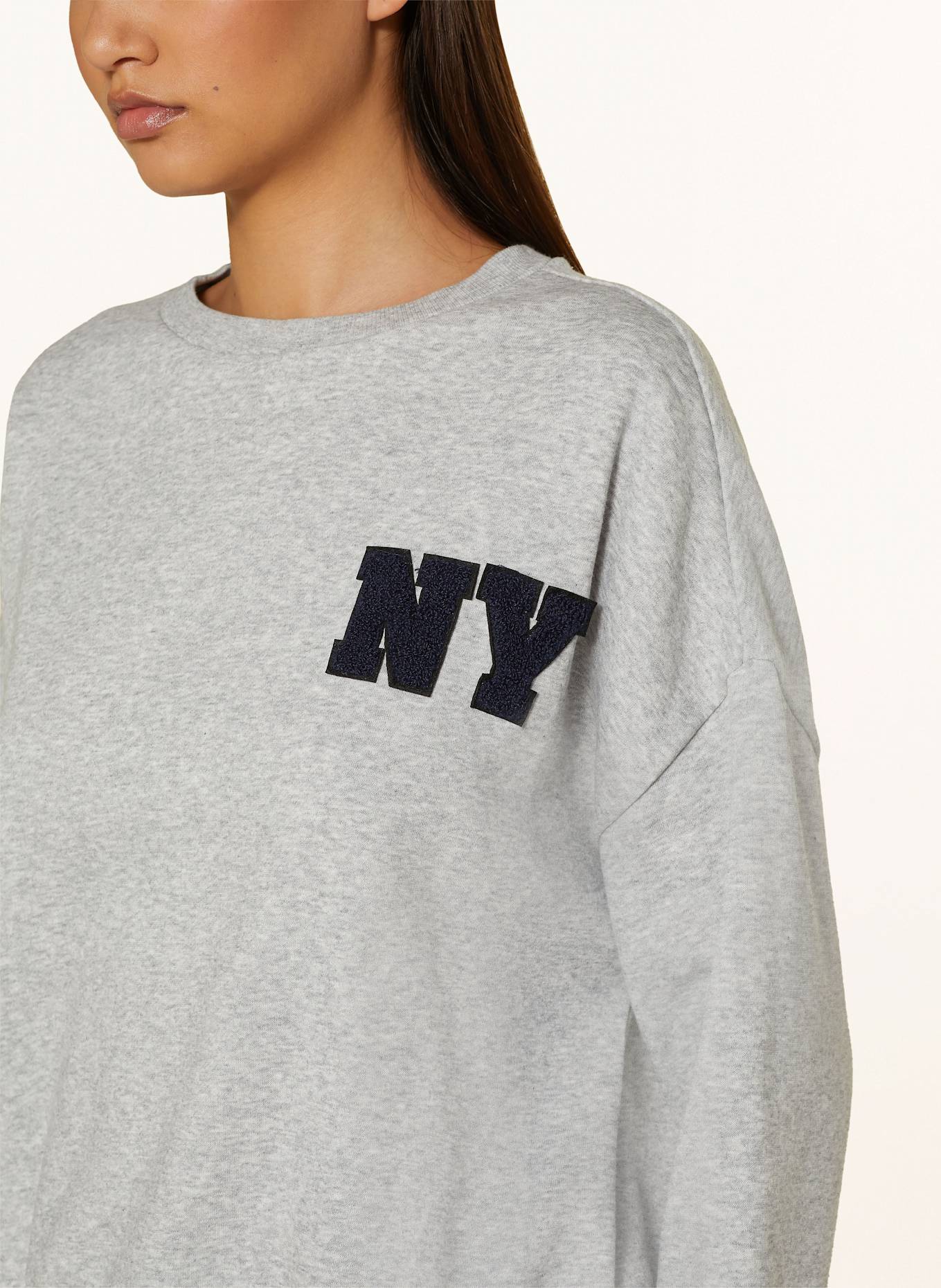 ONLY Sweatshirt, Color: LIGHT GRAY (Image 4)
