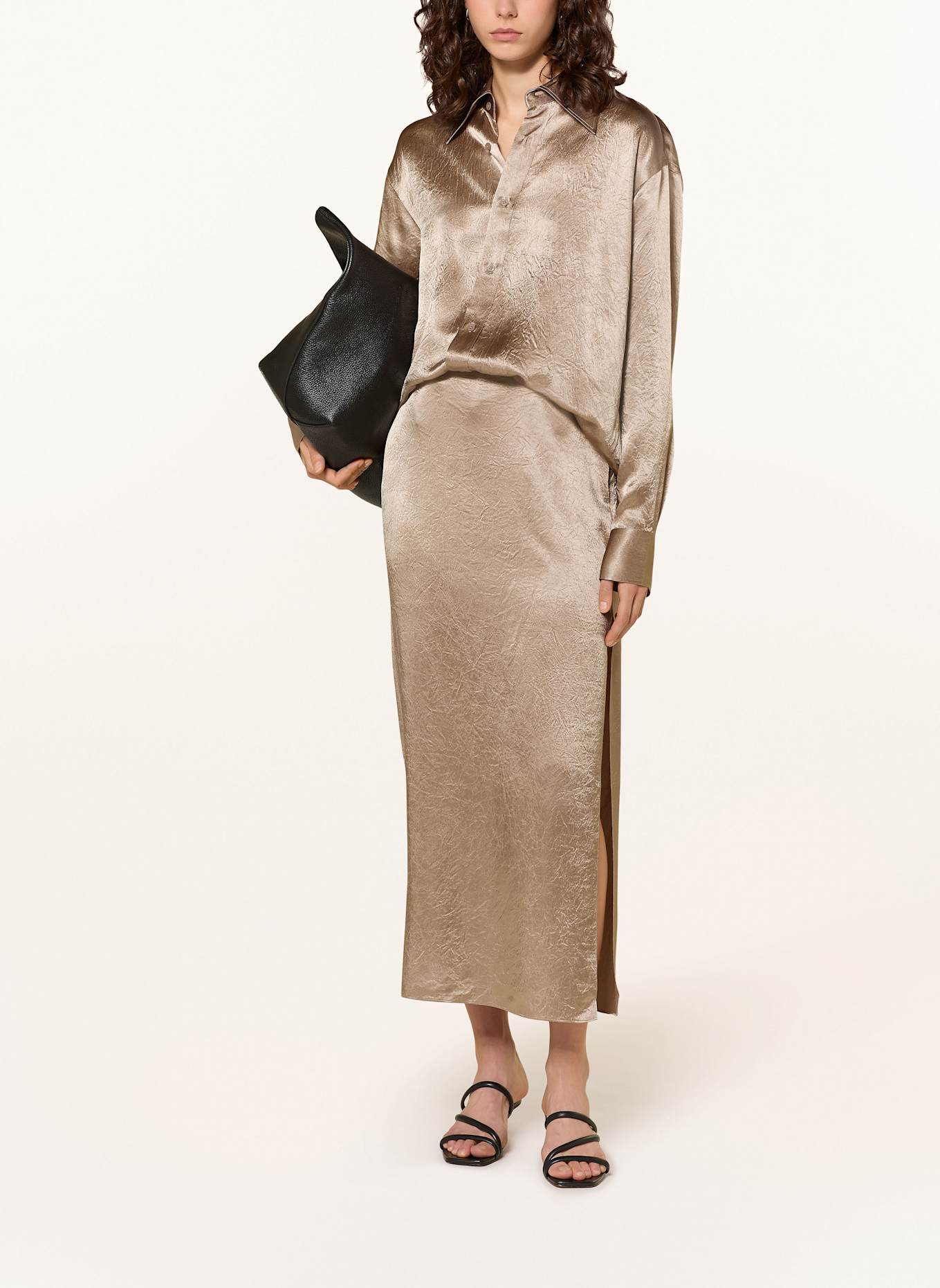 Filippa K Satinrock: TAUPE
