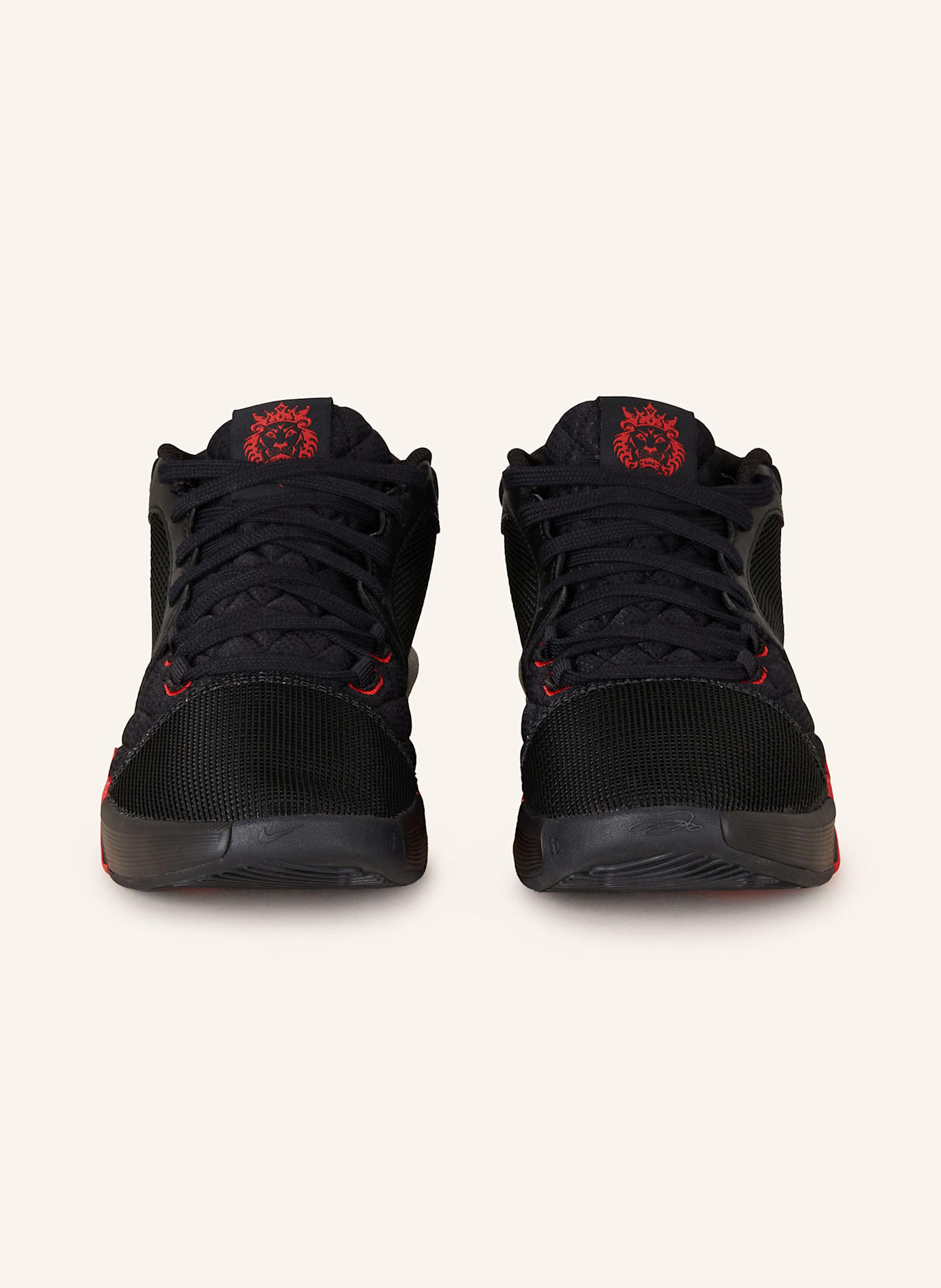 Nike Basketballschuhe LEBRON WITTNESS VIII: SCHWARZ/ ROT