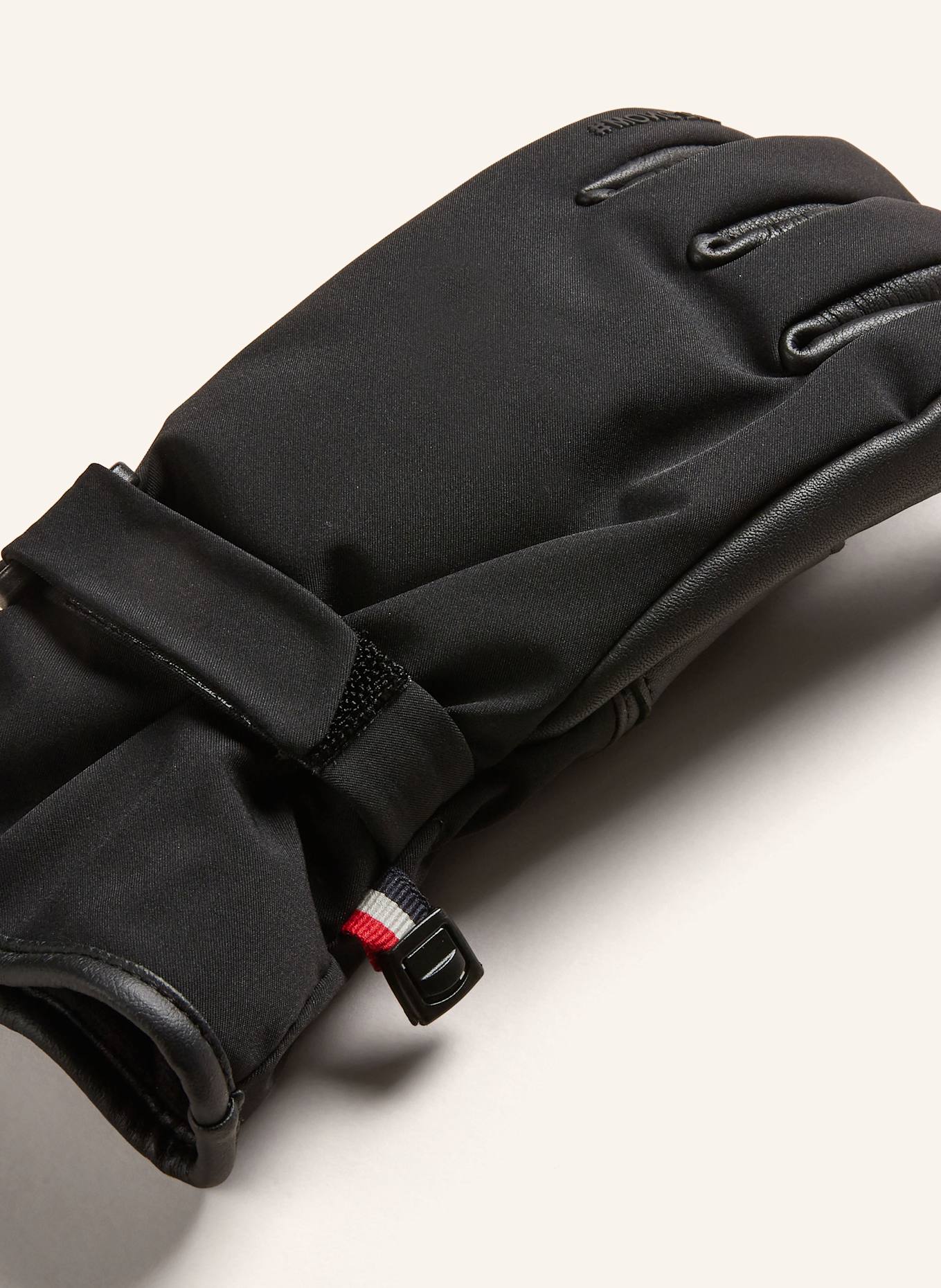 MONCLER enfant gants de ski: NOIR