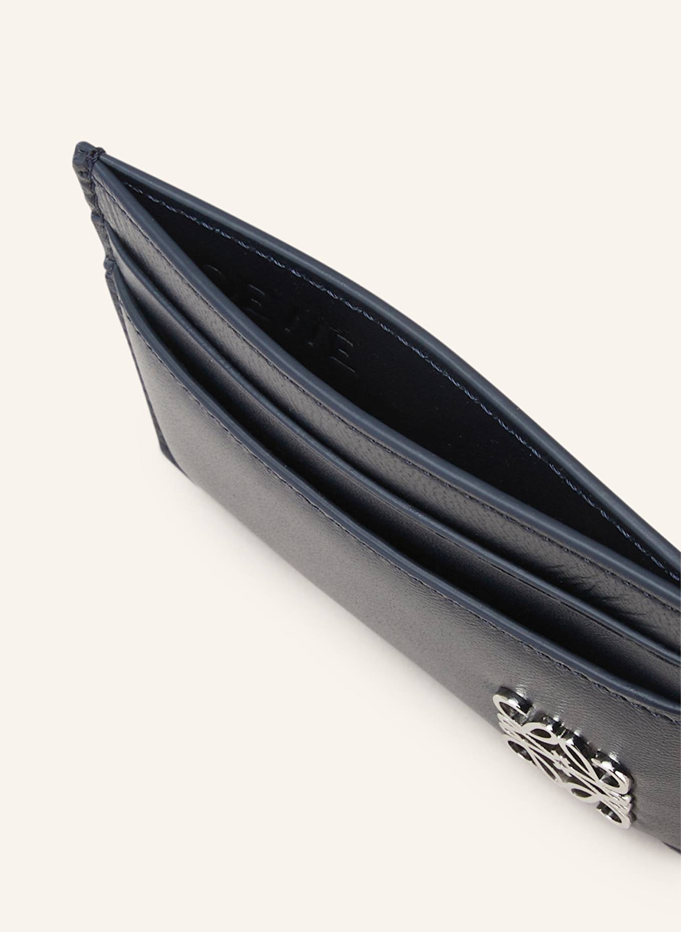 LOEWE Kartenetui ANAGRAM: DUNKELBLAU