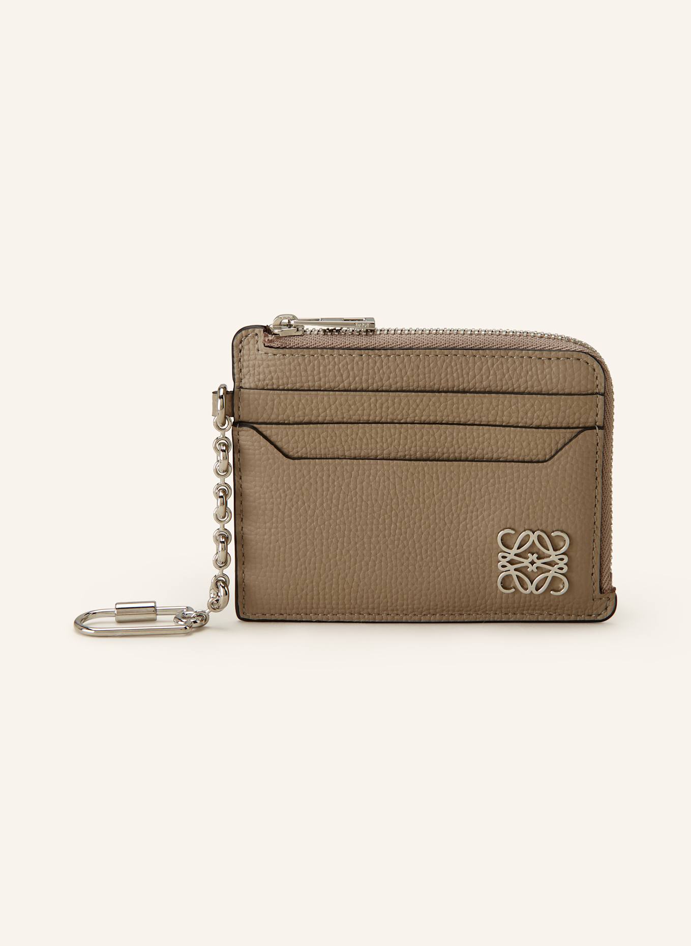 LOEWE Kartenetui ANAGRAM: TAUPE