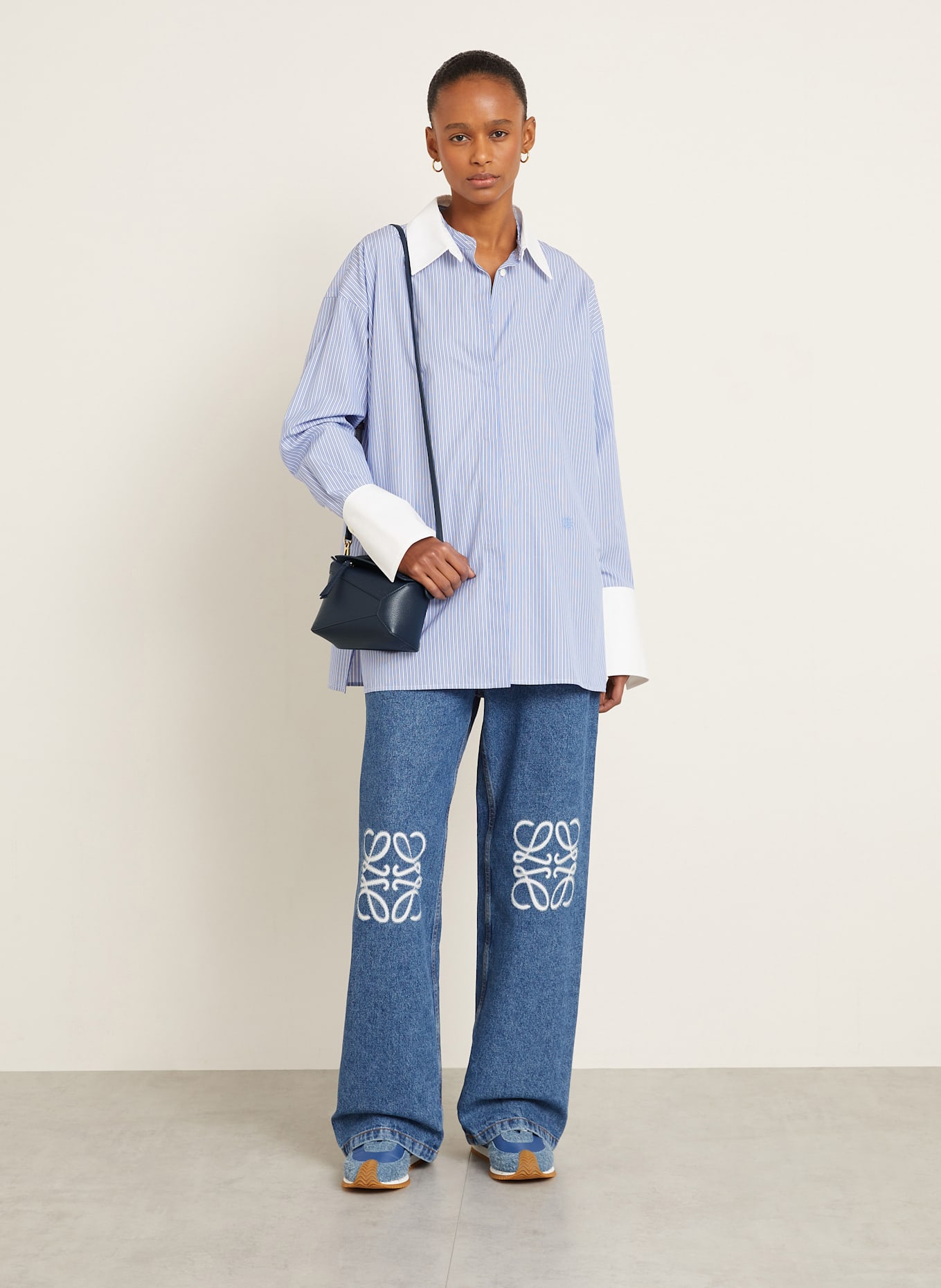 LOEWE Handtasche PUZZLE EDGE MINI: DUNKELBLAU