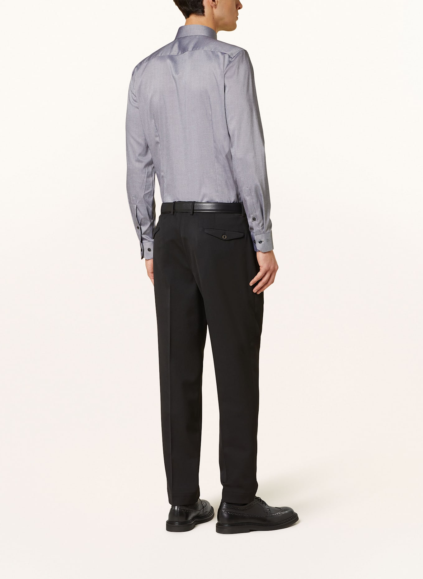 OLYMP Hemd No. Six super slim: SCHWARZ