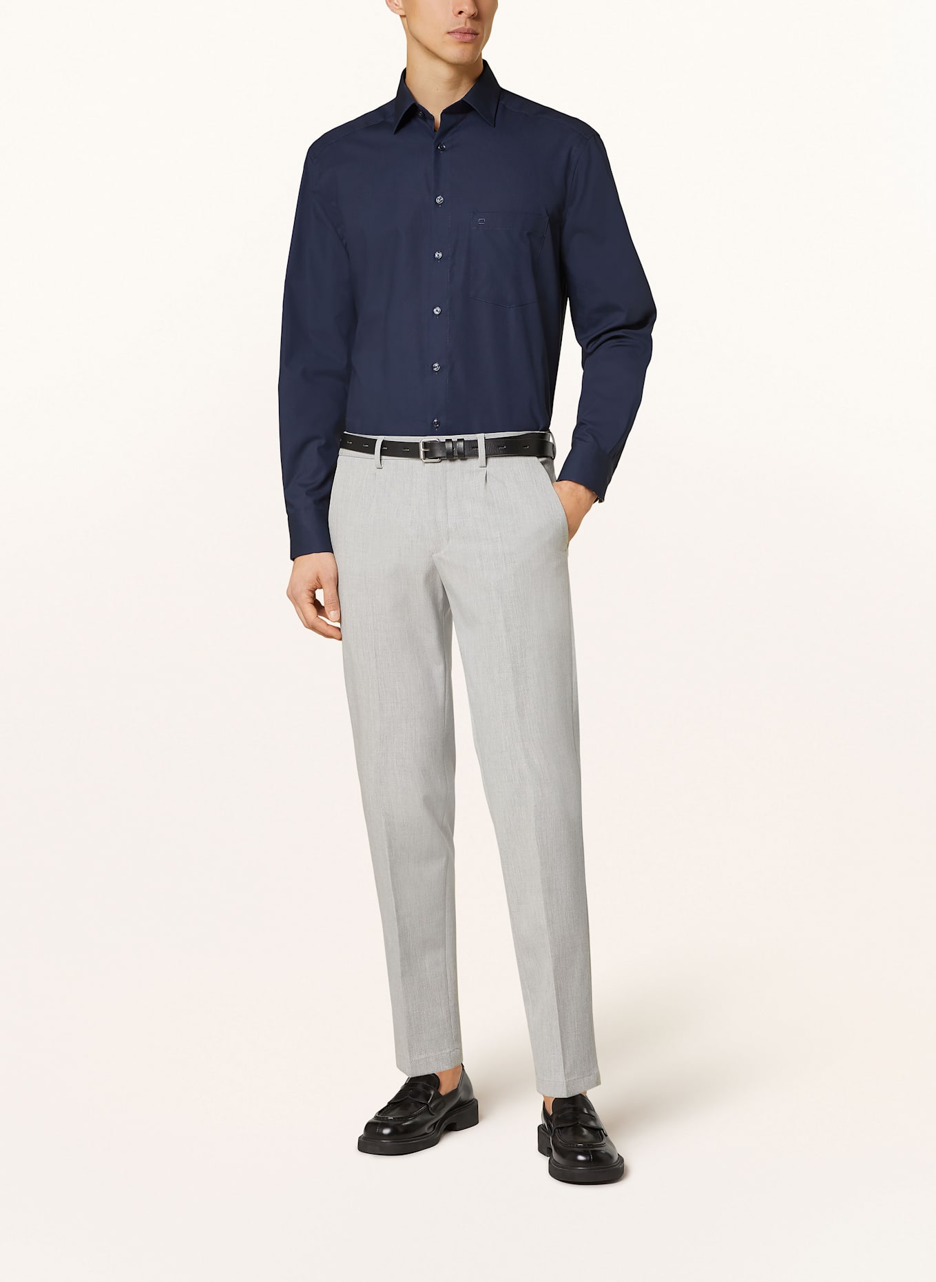 OLYMP Hemd Luxor comfort fit: DUNKELBLAU