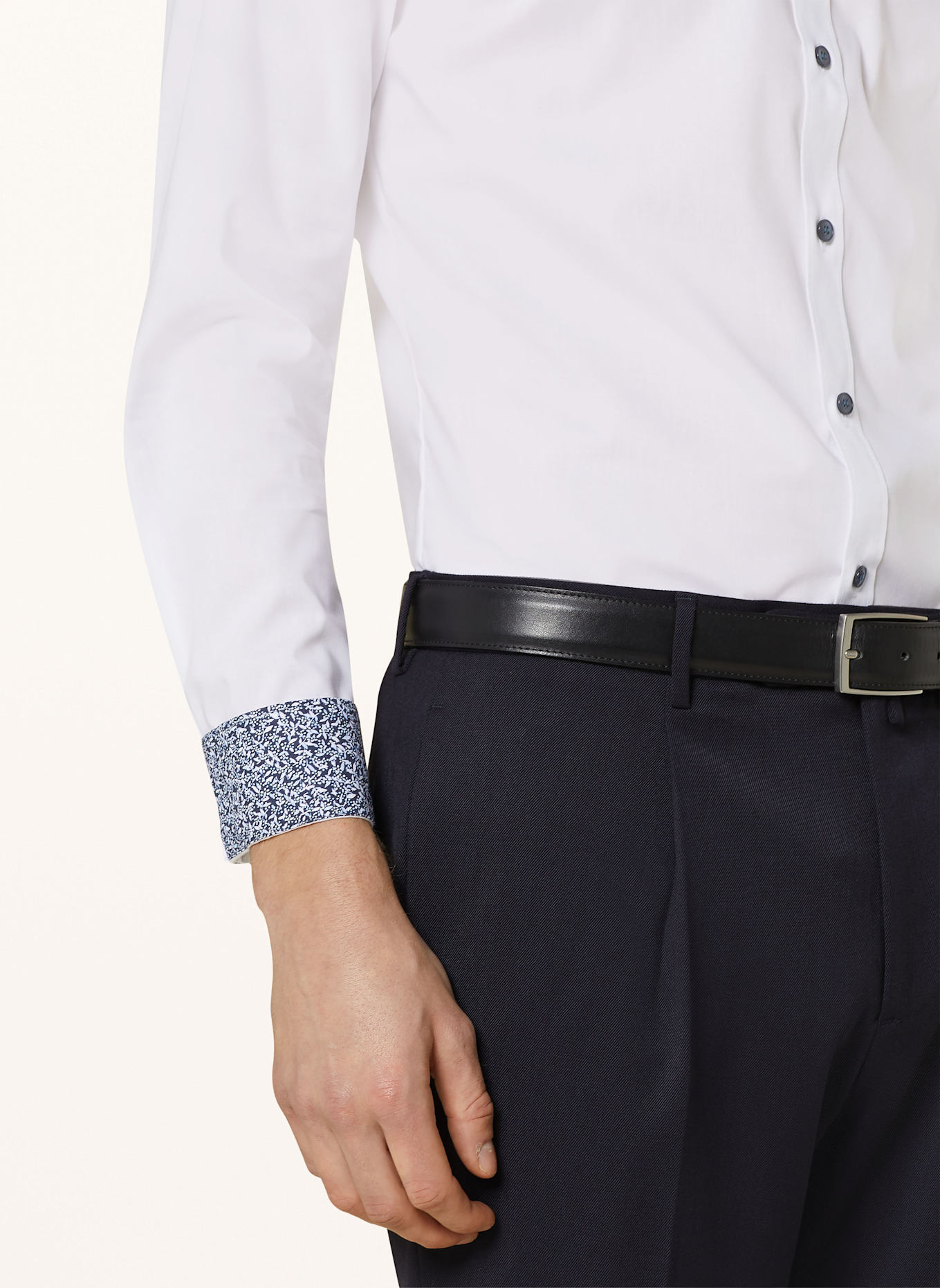 OLYMP Hemd No. Six super slim: WEISS