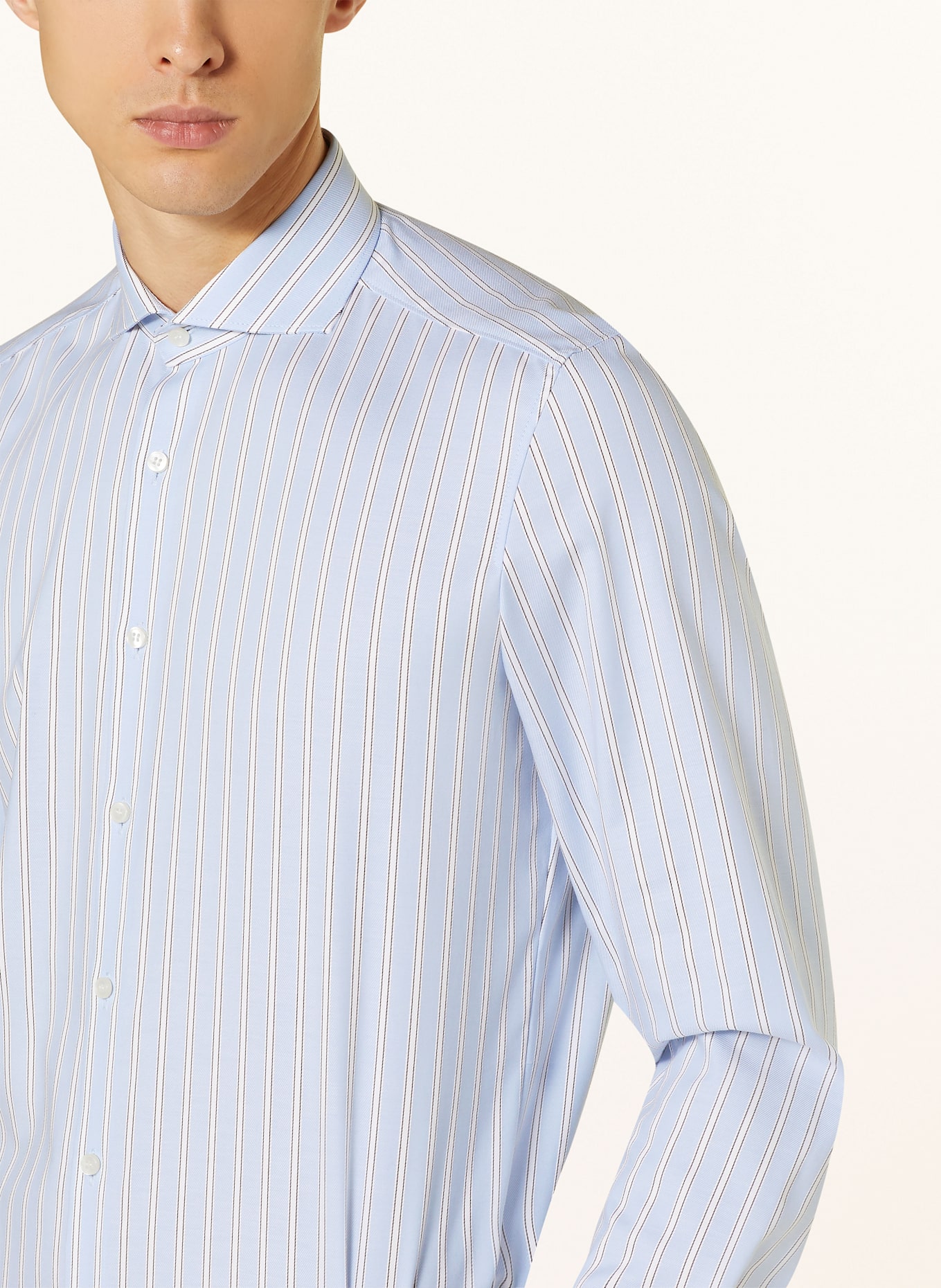 OLYMP Hemd Level Five body fit: BLAU