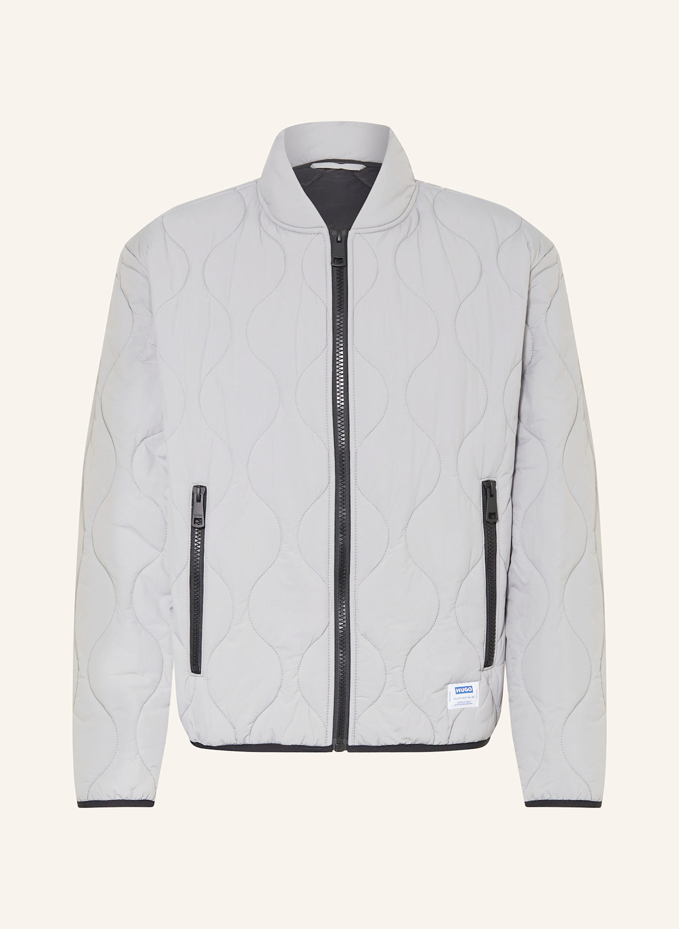 HUGO Steppjacke BOHO: GRAU