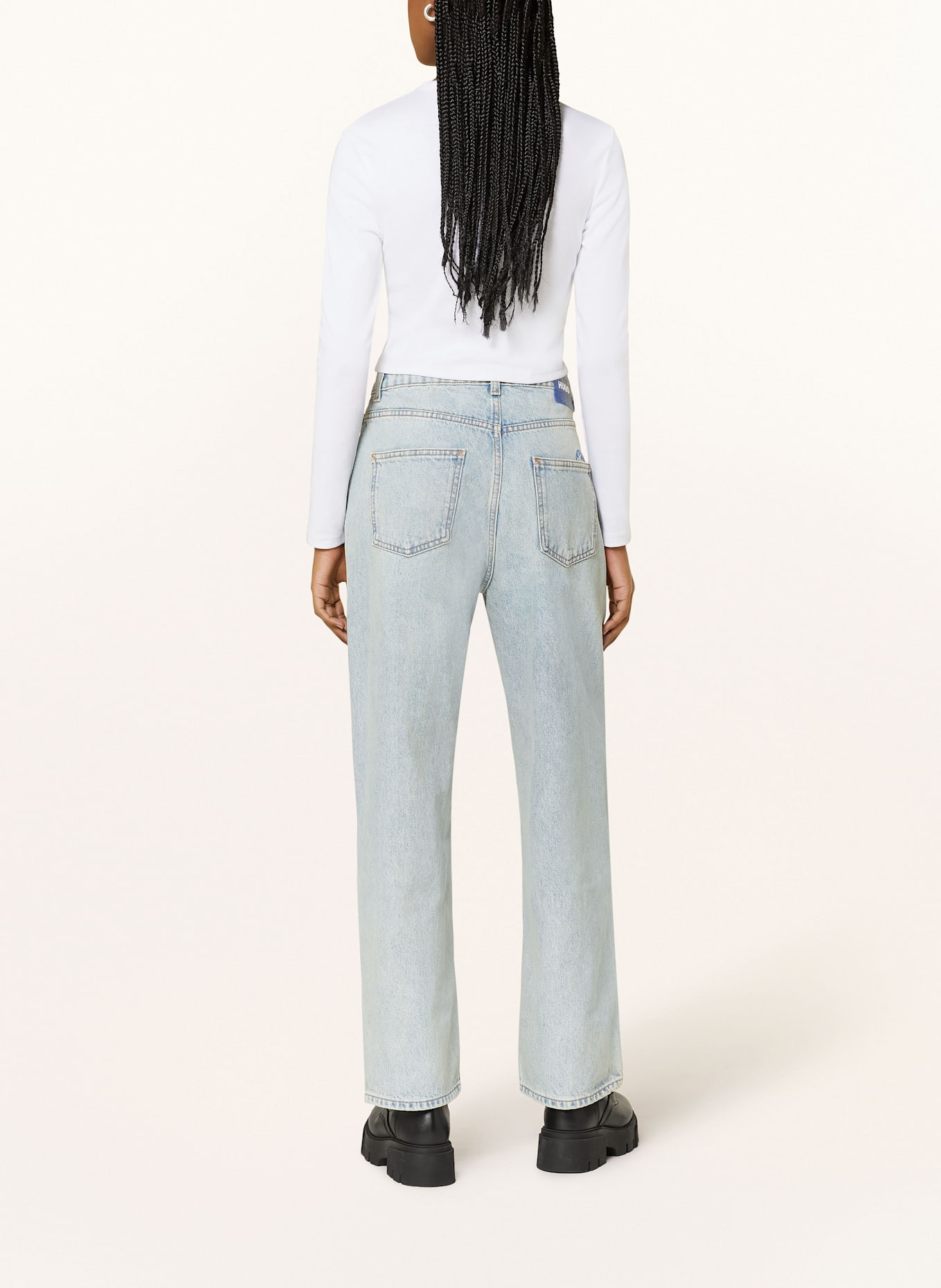 HUGO BLUE Straight jeans GETARA: 436 BRIGHT BLUE