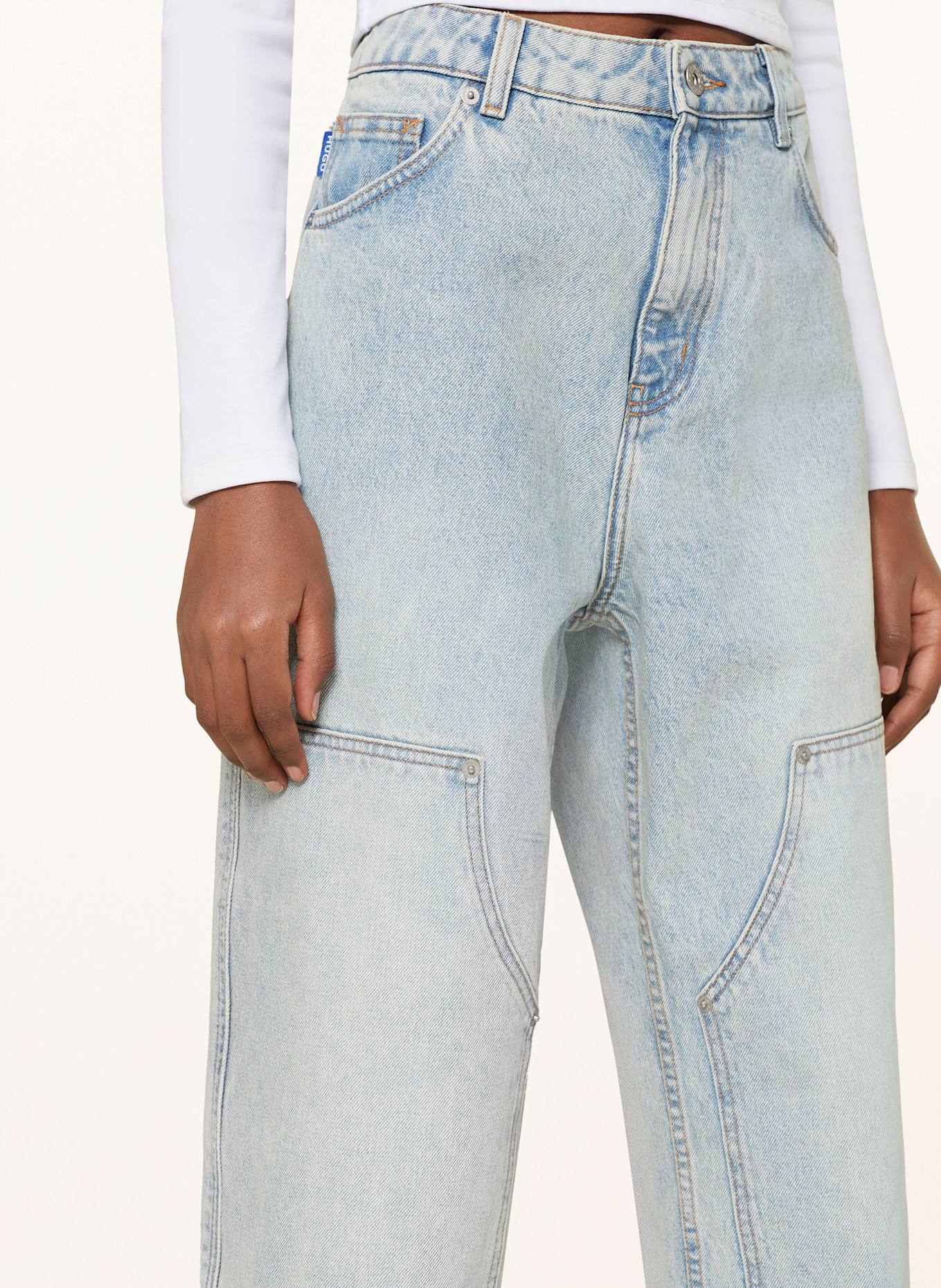 HUGO BLUE Straight jeans GETARA: 436 BRIGHT BLUE