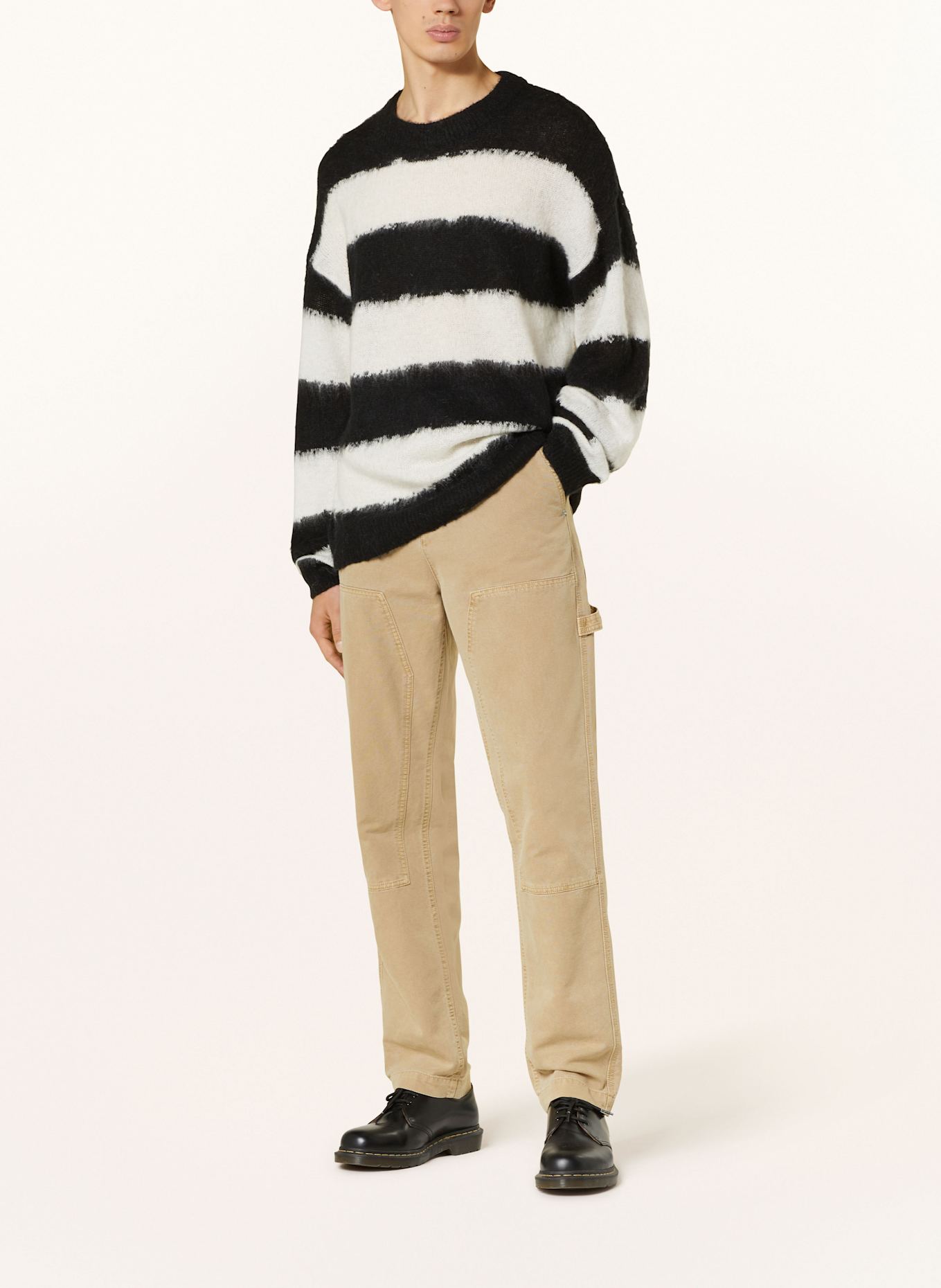 HUGO Sweter SOMI: CZARNY / ECRU