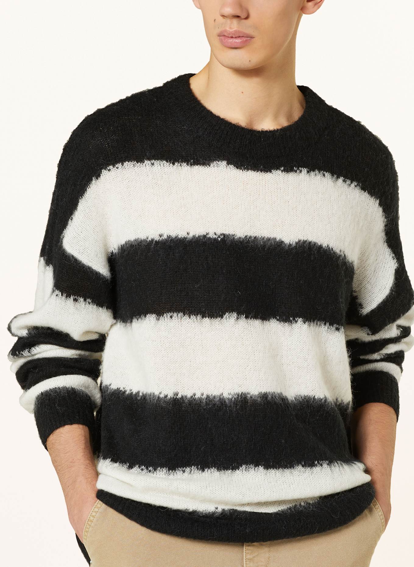 HUGO Sweter SOMI: CZARNY / ECRU