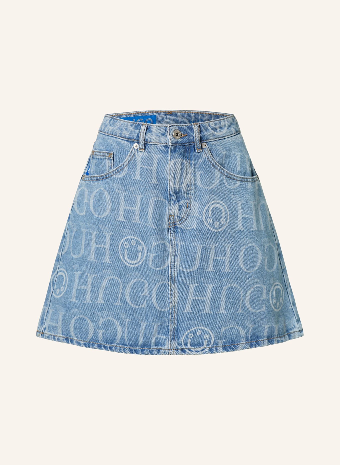 HUGO BLUE Jeansrock GAMI, Farbe: 995 OPEN MISCELLANEOUS (Bild 1)